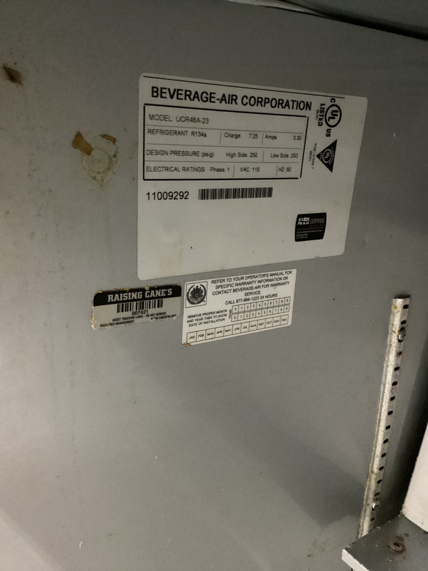 Beverage-Air UCR48A-23 Undercounter Refrigerator