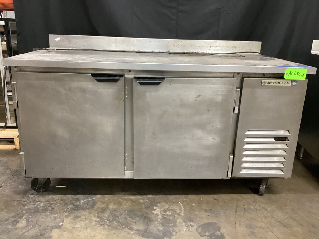 Beverage-Air WTF67AAHC Worktop Two Door Refrigerator