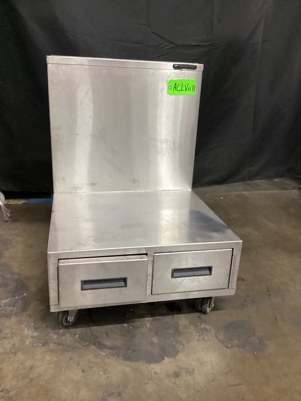 Wasserstrom Custom Stainless Steel Rolling Cart W/ Drawers