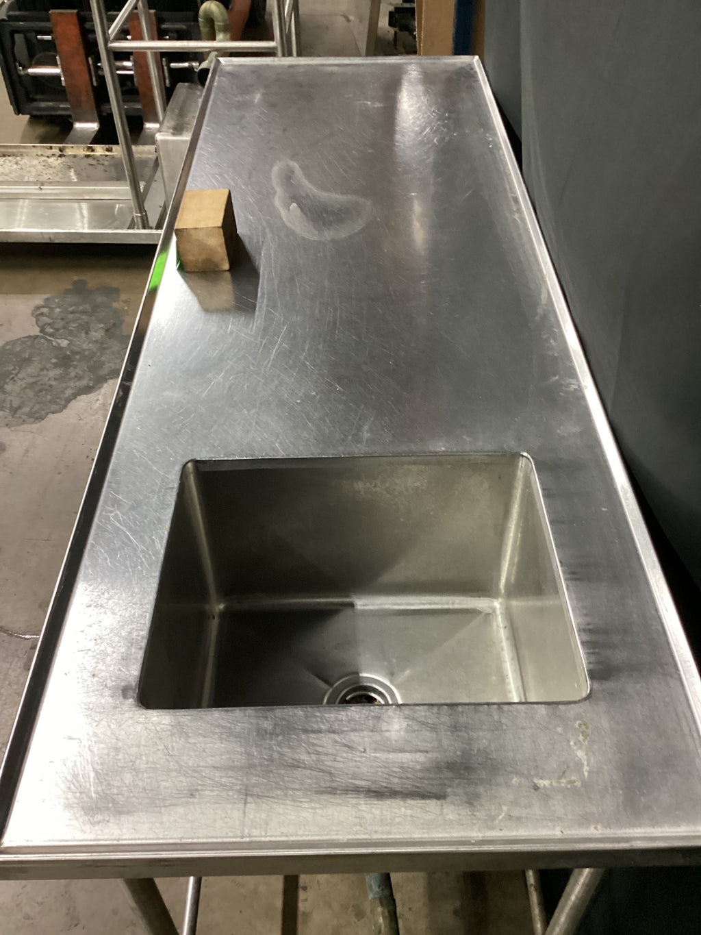 S&G Custom Stainless Steel Sink W/ Prep Table