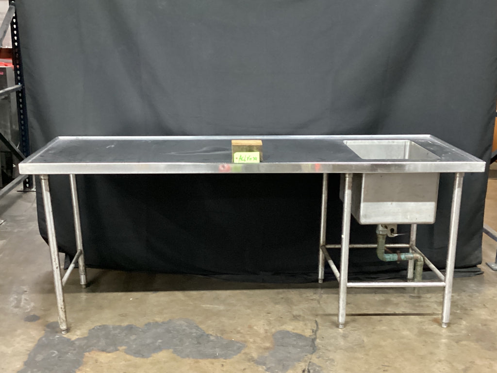 S&G Custom Stainless Steel Sink W/ Prep Table
