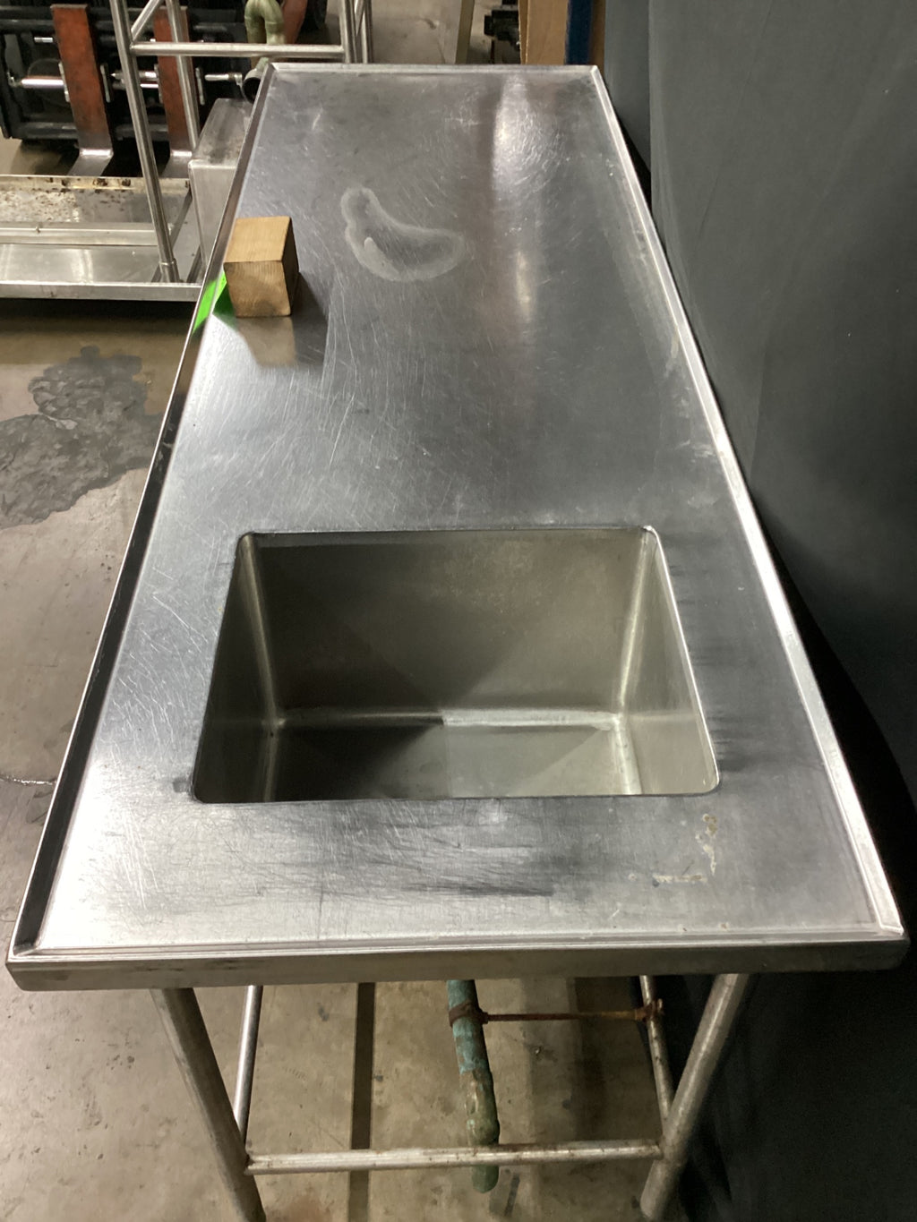 S&G Custom Stainless Steel Sink W/ Prep Table