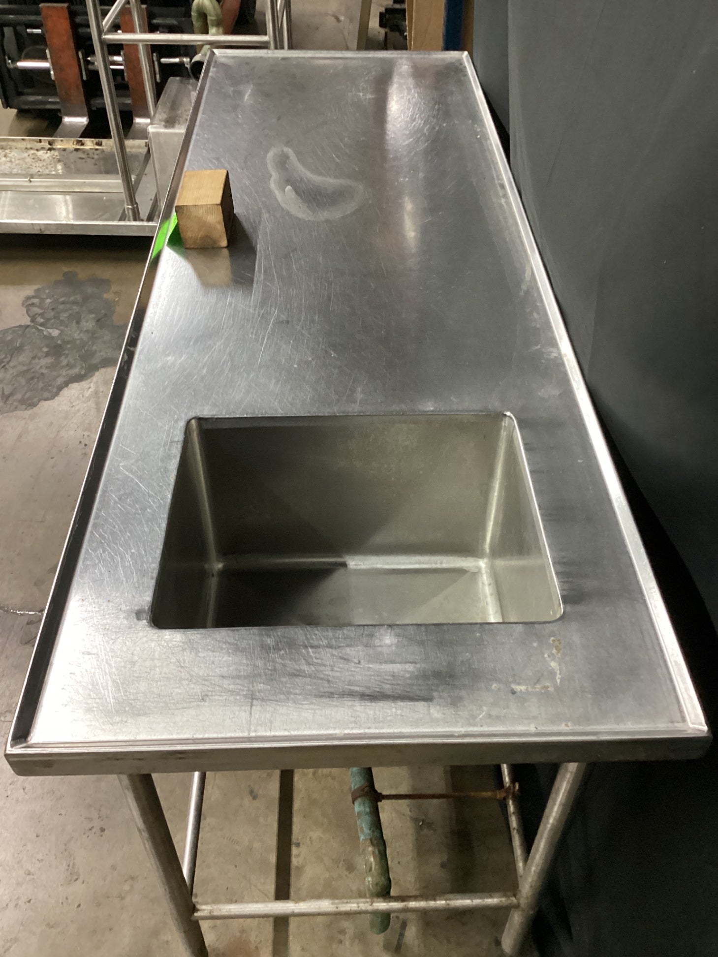 S&G Custom Stainless Steel Sink W/ Prep Table