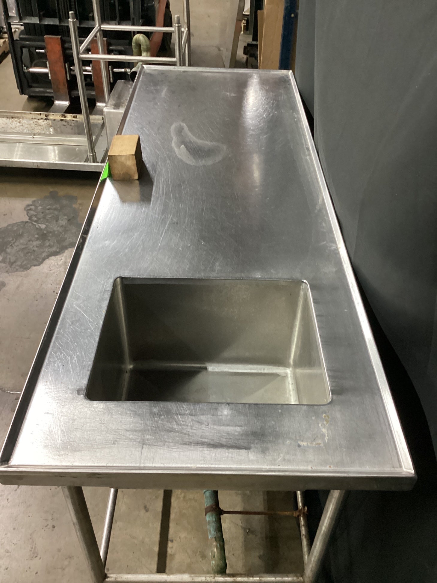 S&G Custom Stainless Steel Sink W/ Prep Table