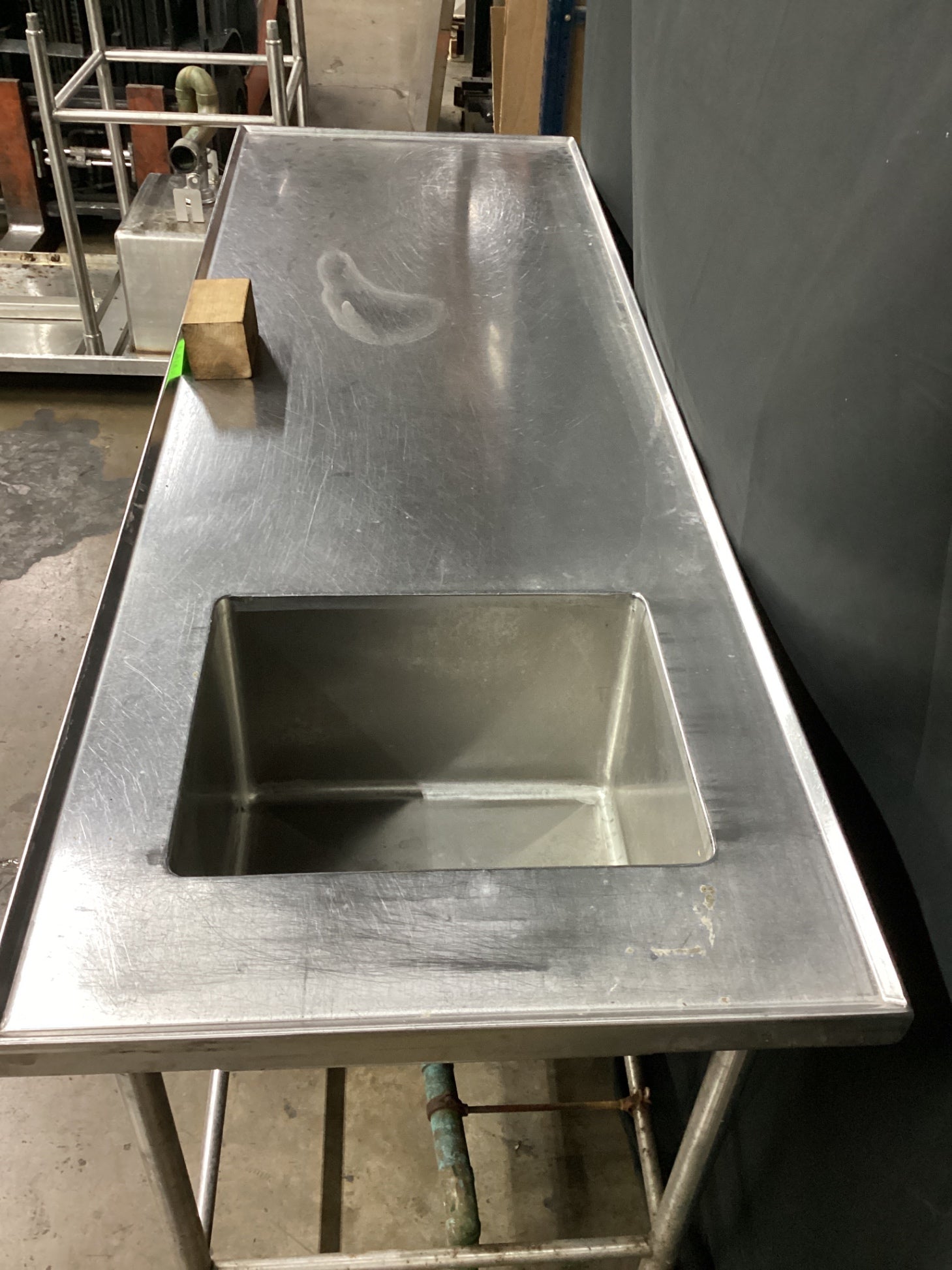 S&G Custom Stainless Steel Sink W/ Prep Table
