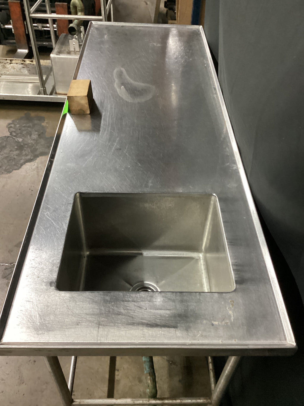 S&G Custom Stainless Steel Sink W/ Prep Table