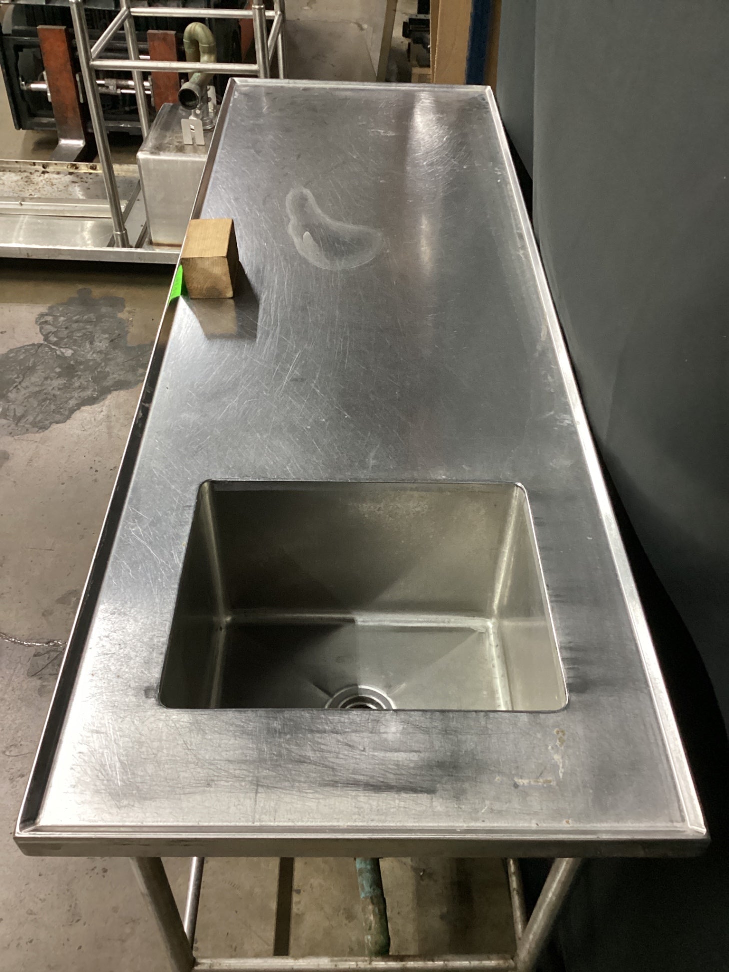 S&G Custom Stainless Steel Sink W/ Prep Table