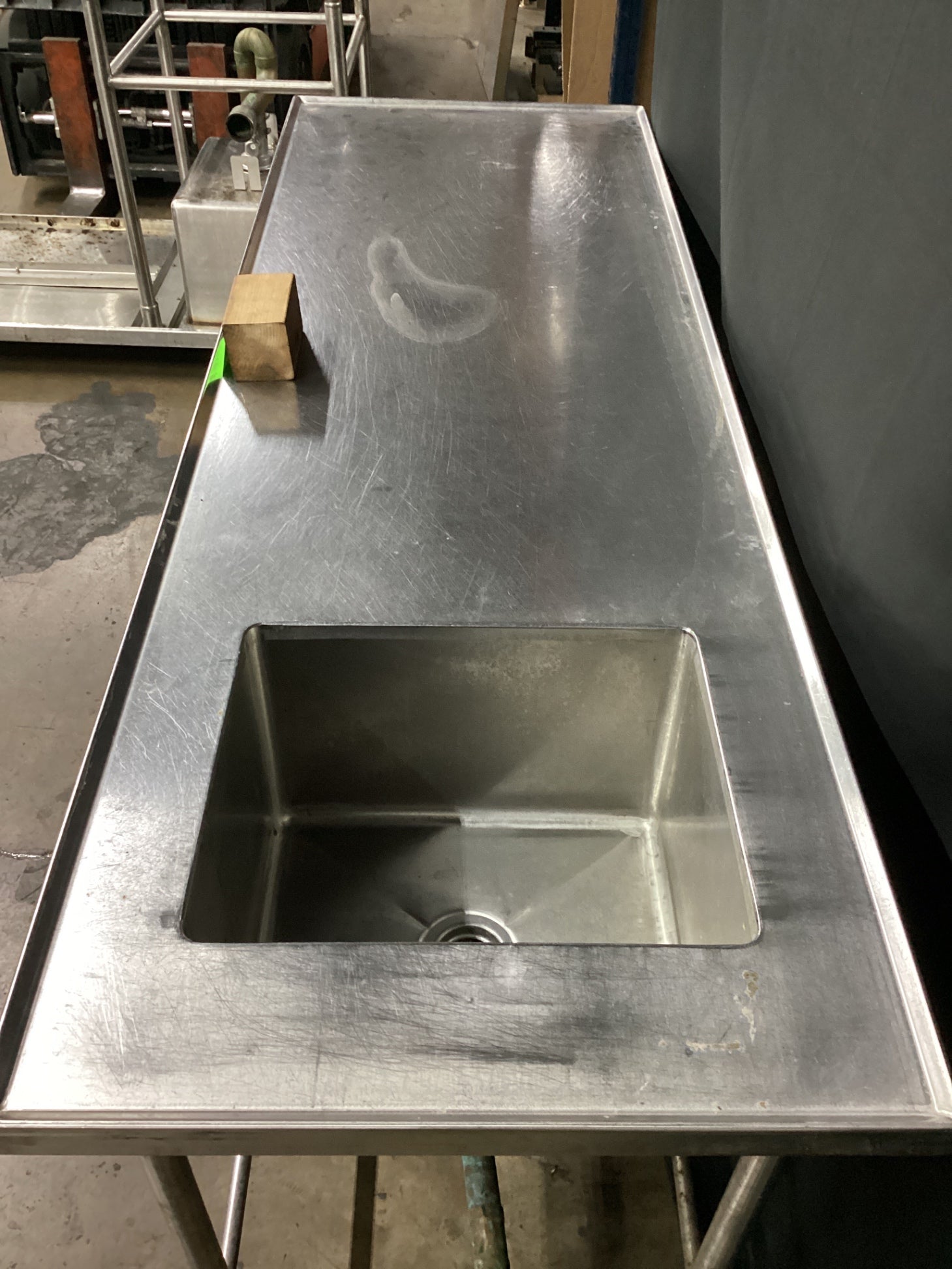 S&G Custom Stainless Steel Sink W/ Prep Table