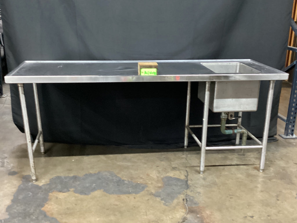 S&G Custom Stainless Steel Sink W/ Prep Table