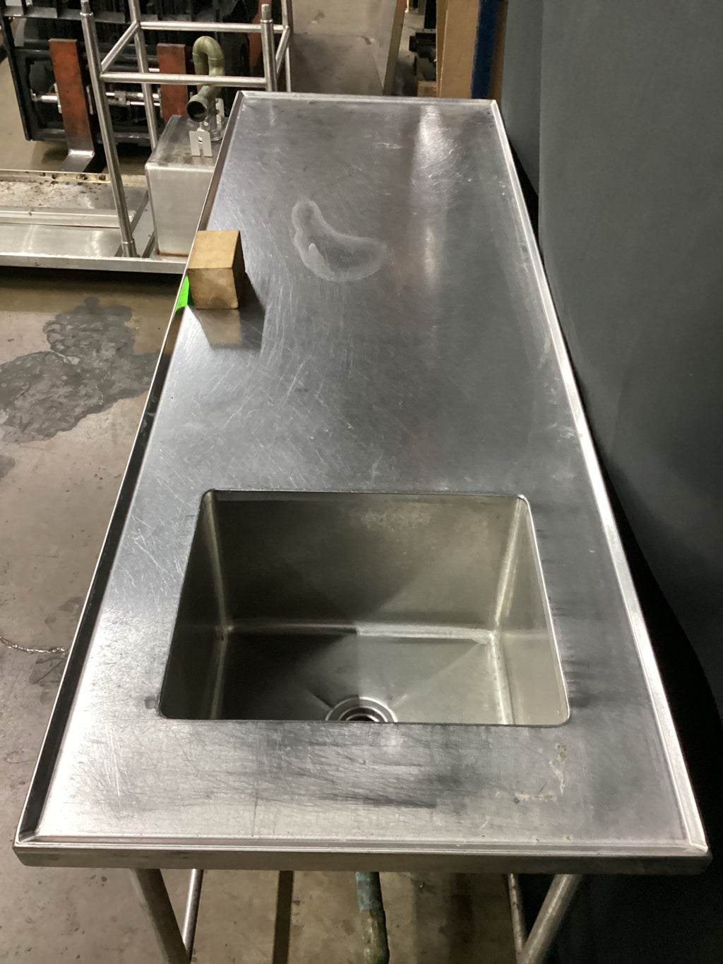 S&G Custom Stainless Steel Sink W/ Prep Table
