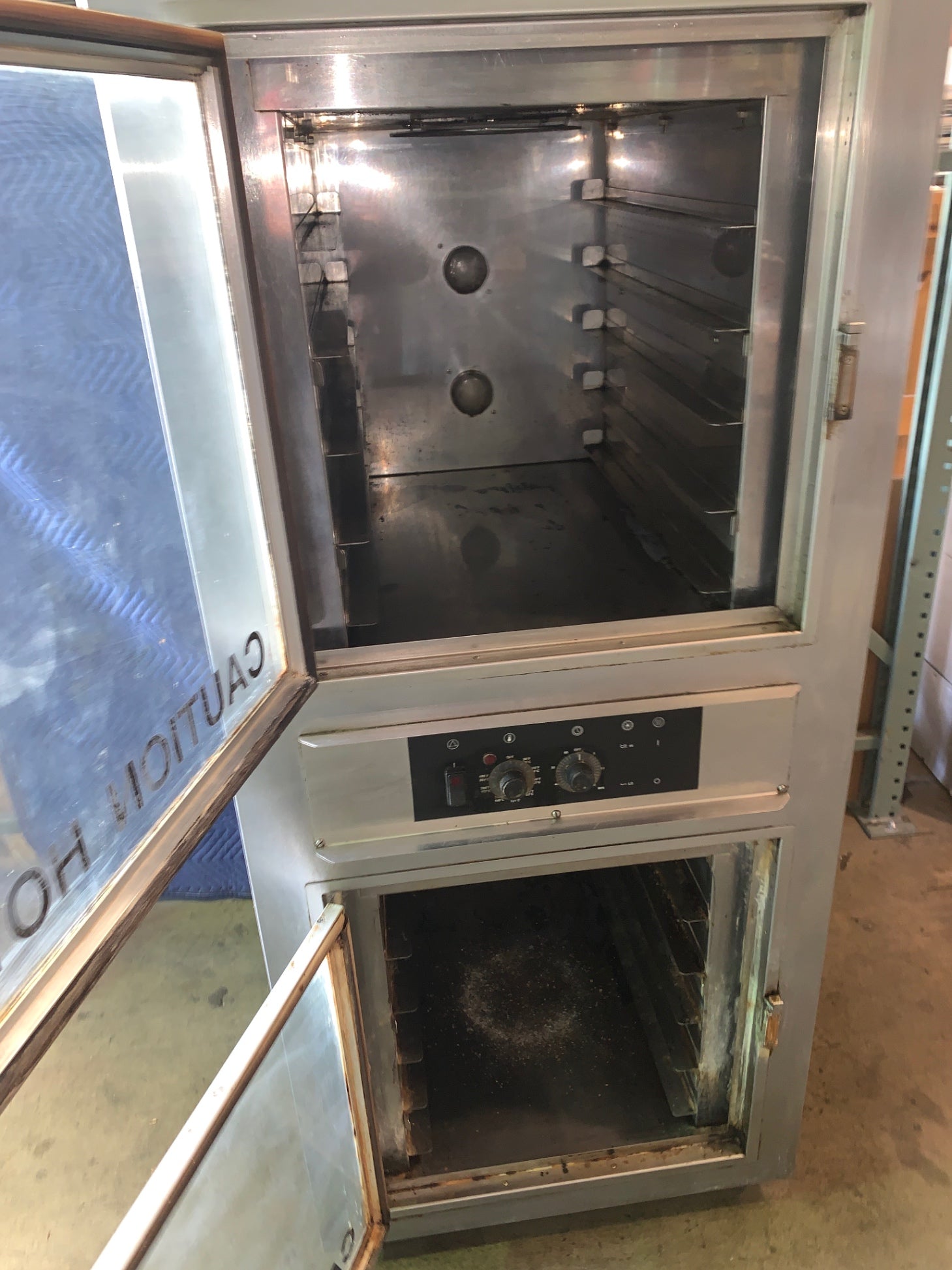 Nu-Vu UB-E5-5 Double Door Hot Holding Cabinet