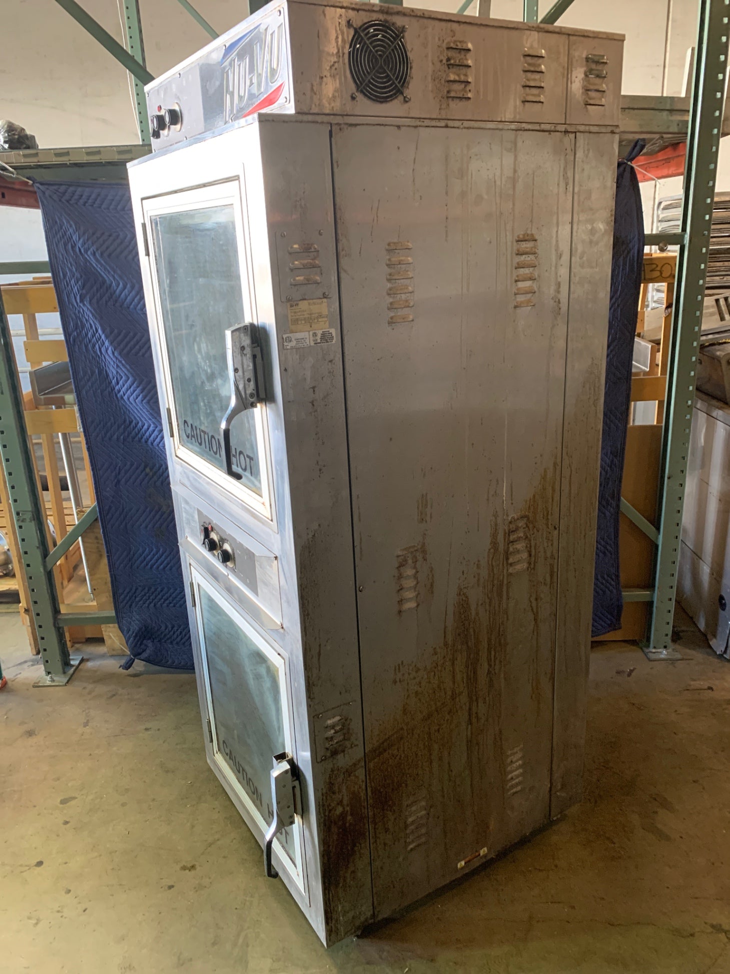 Nu-Vu UB-E5-5 Double Door Hot Holding Cabinet