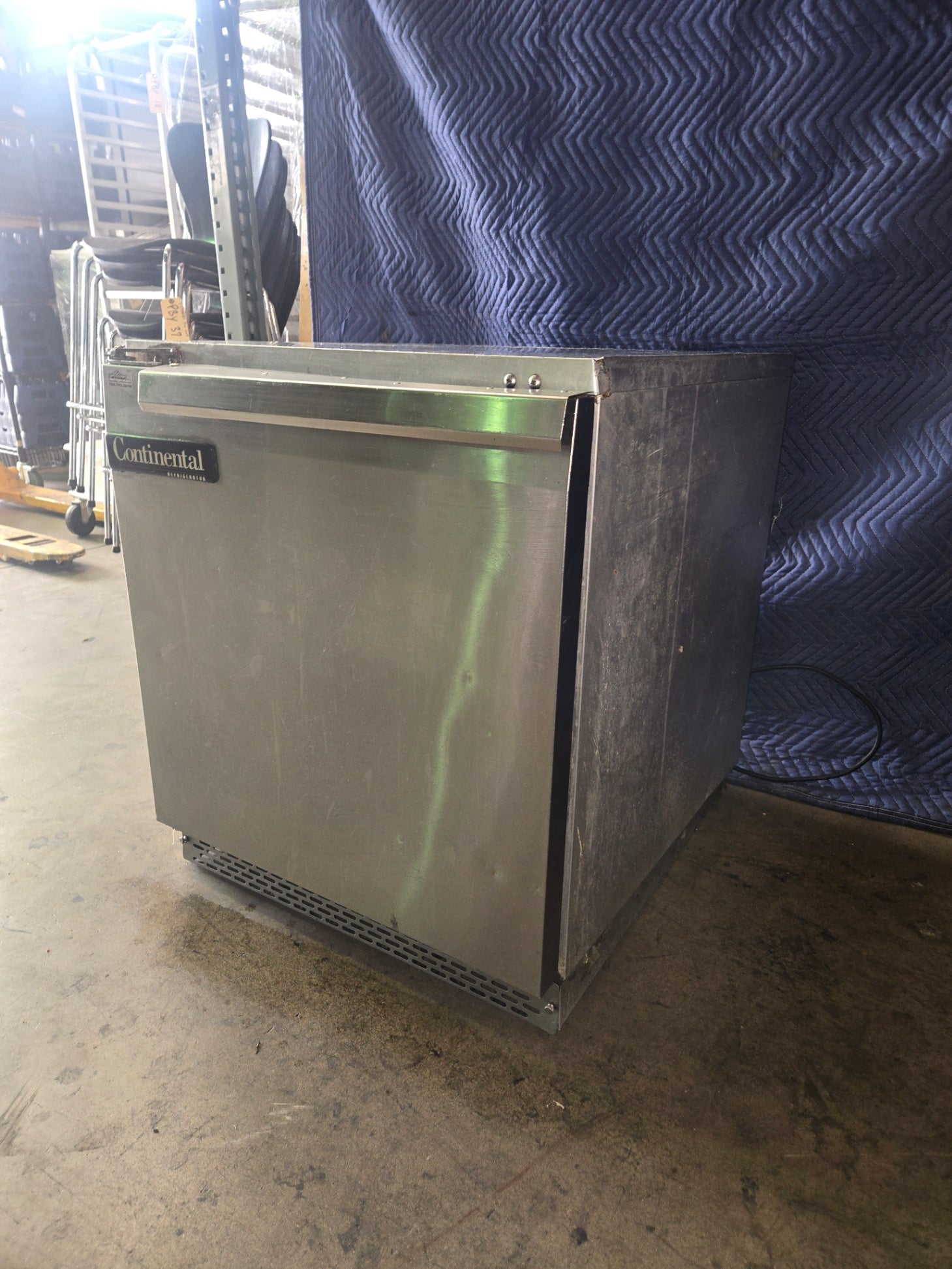Continteal Stainless Steel Undercounter Refrigerator