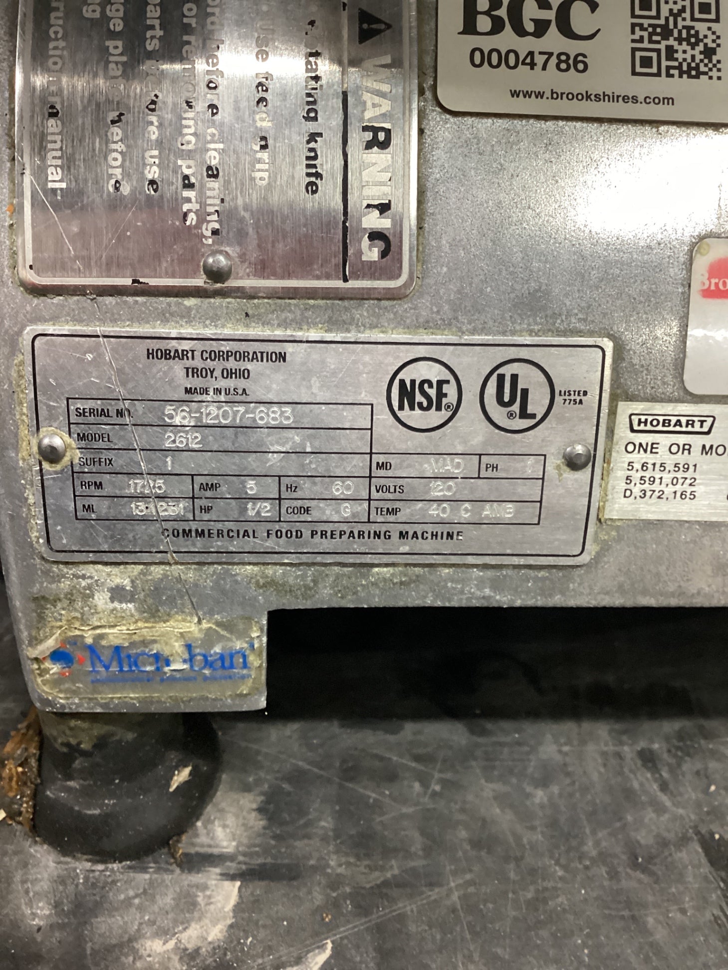 Hobart 2612 Deli Slicer