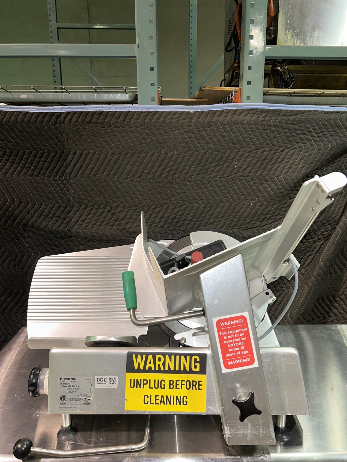 Bizerba R-20 Manual Meat Slicer