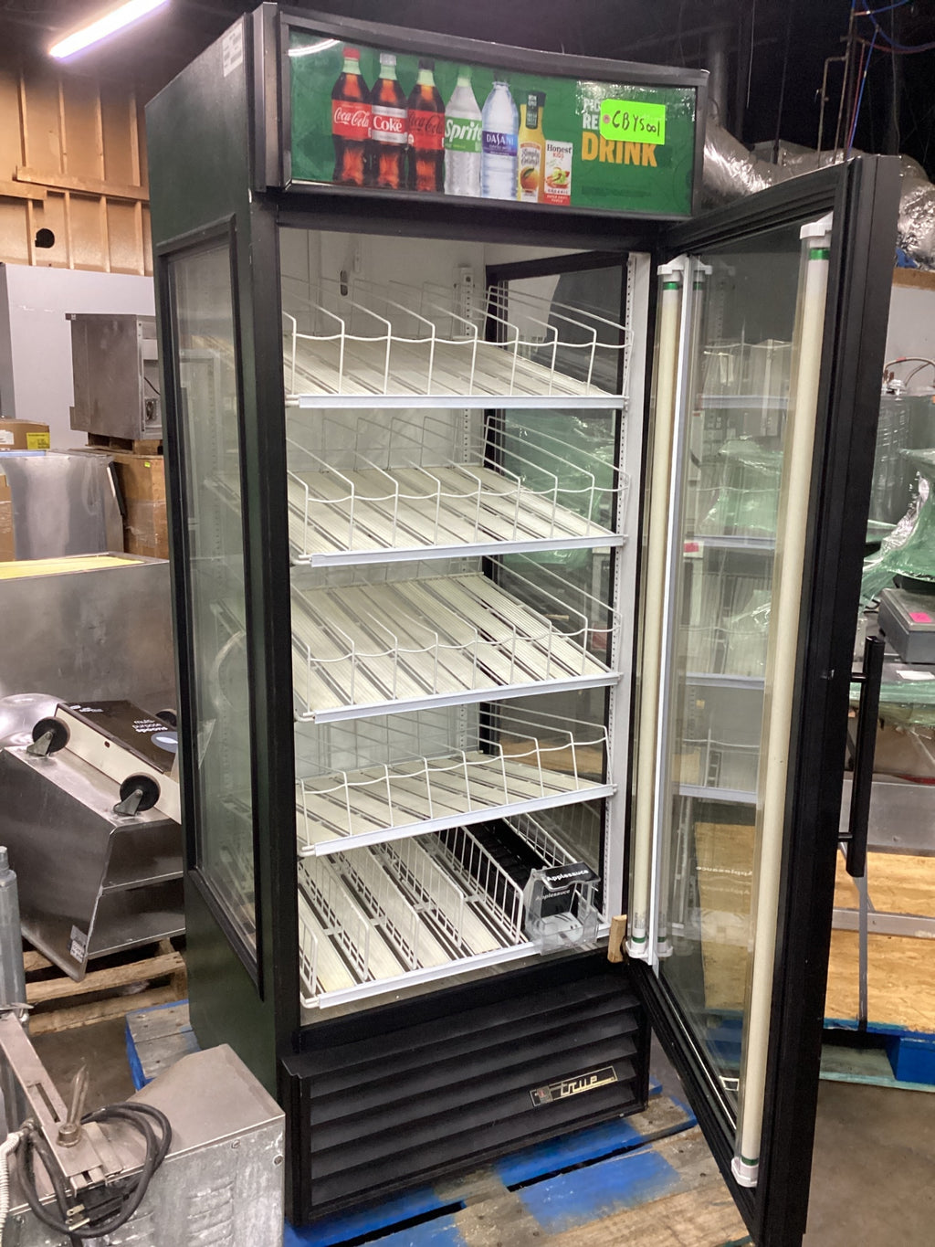 True GEM-26 Glass Door Beverage Refrigerator