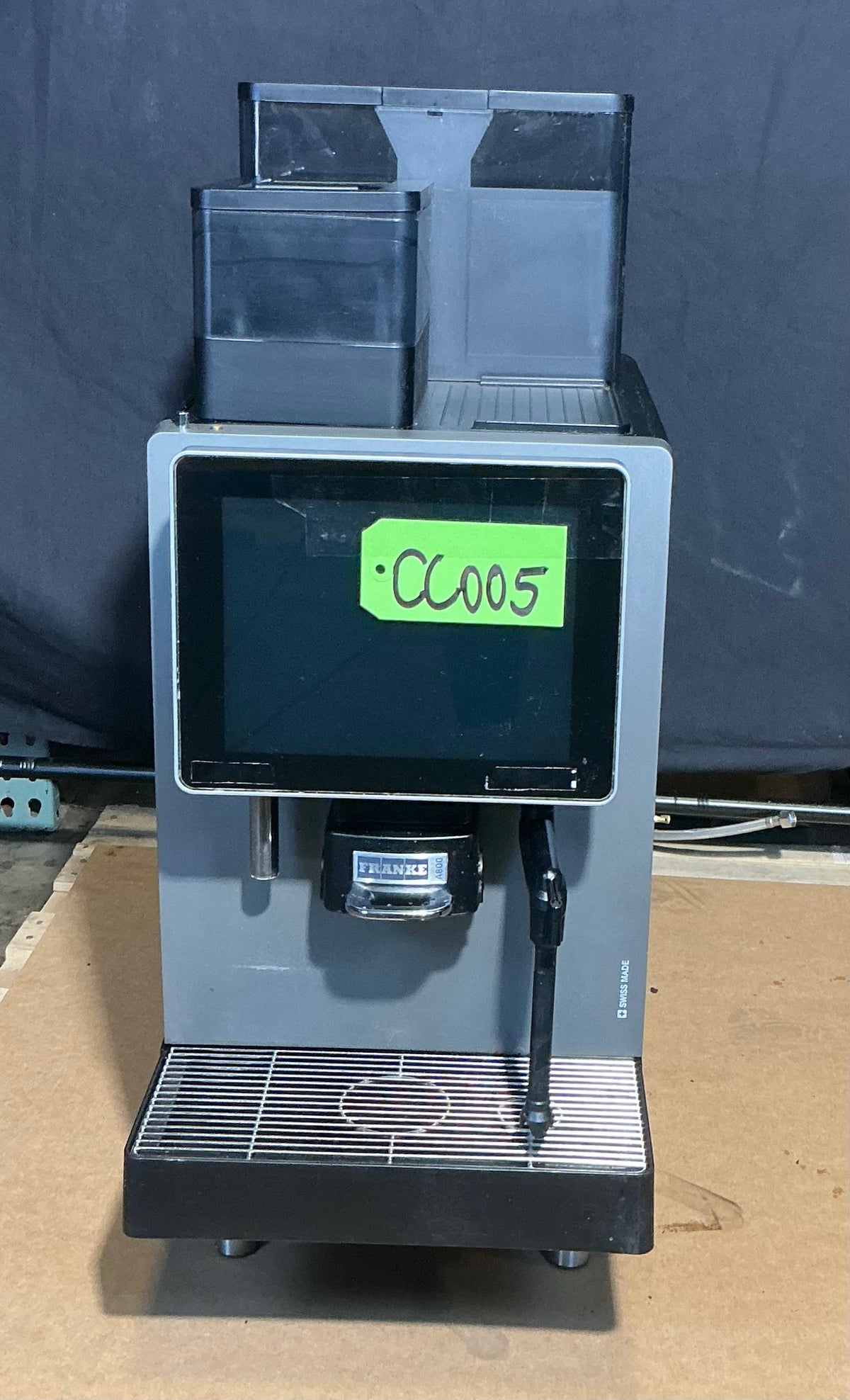 FRANKE A800 Coffee Machine w/ Bean Hoppers, Countertop, Programmable Cup Sizes, Digital Display
