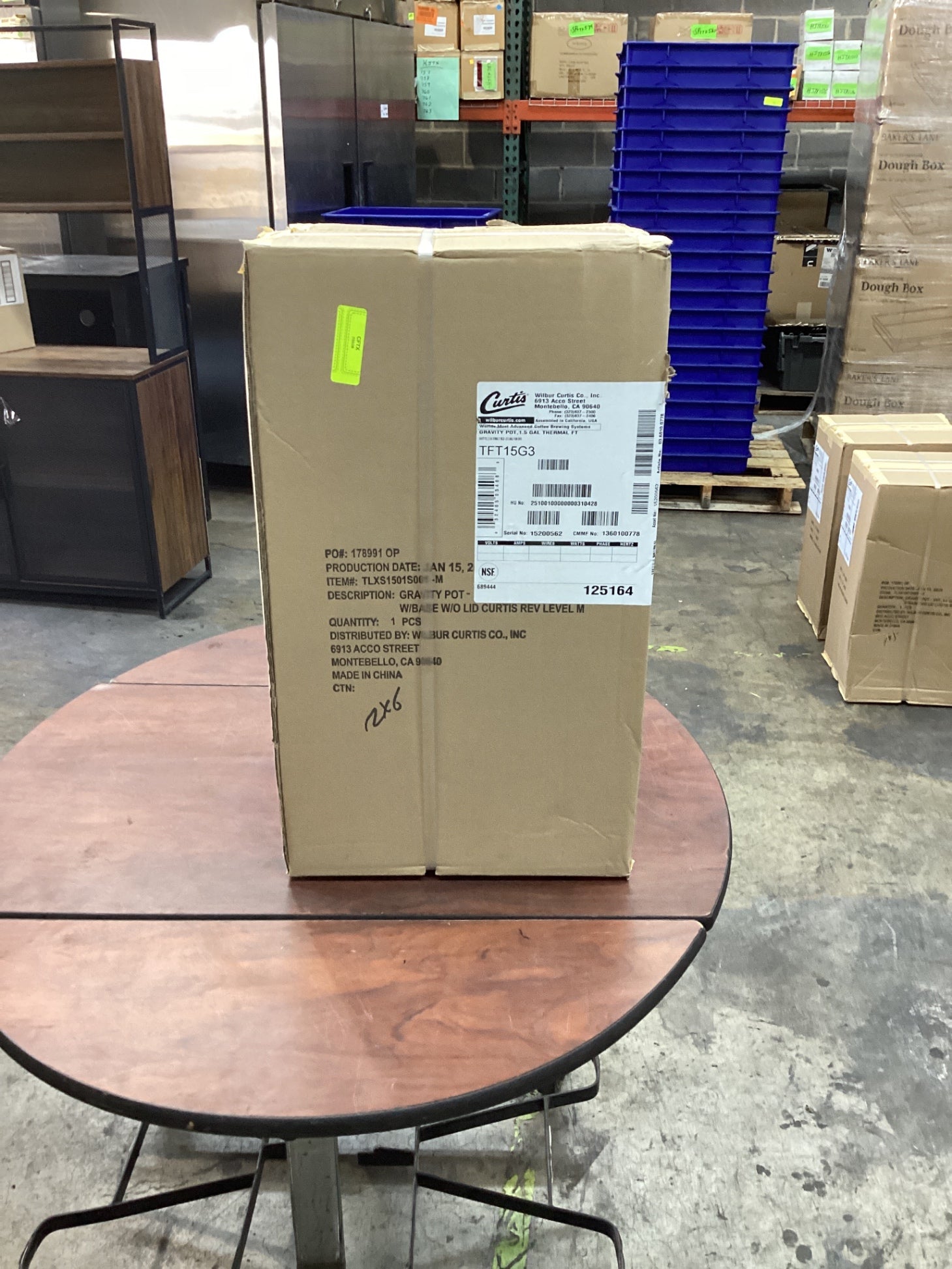 Curtis TFT15G3 1.5 Gallon Gravity Pot 1.5