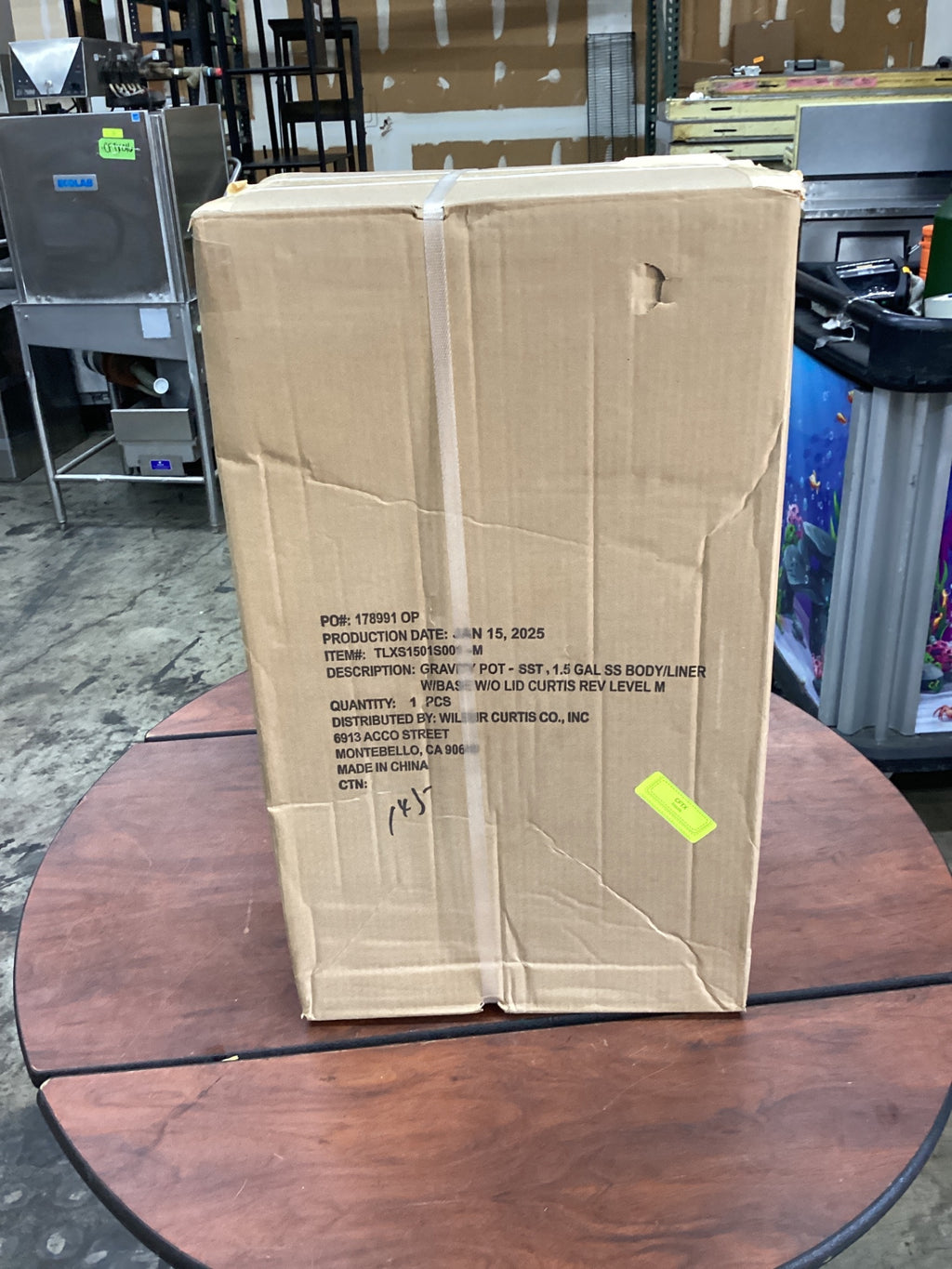 Curtis TFT15G3 1.5 Gallon Gravity Pot 1.5
