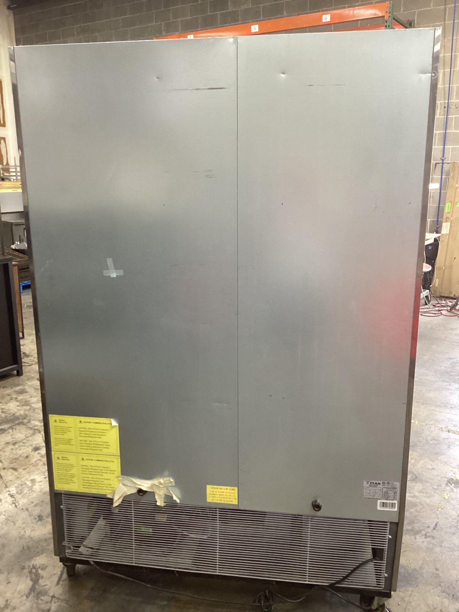 Titan XTF49-BM 2 Door Reach In Refrigerator