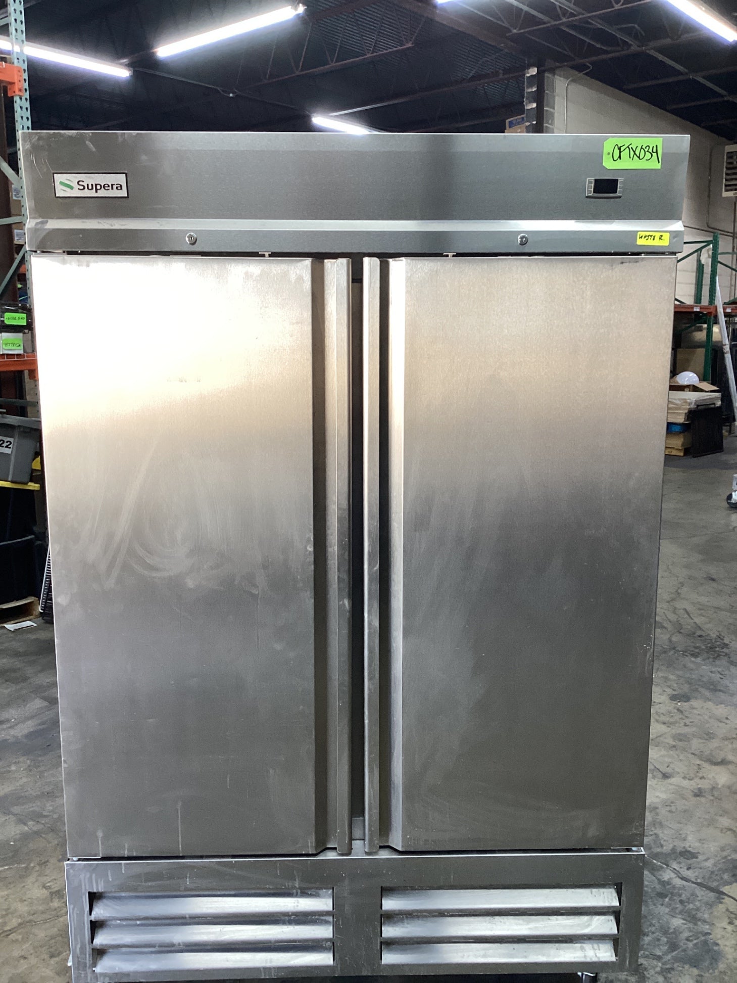 Supera PCR2-ES-SI-HC 2 Door Reach In Refrigerator