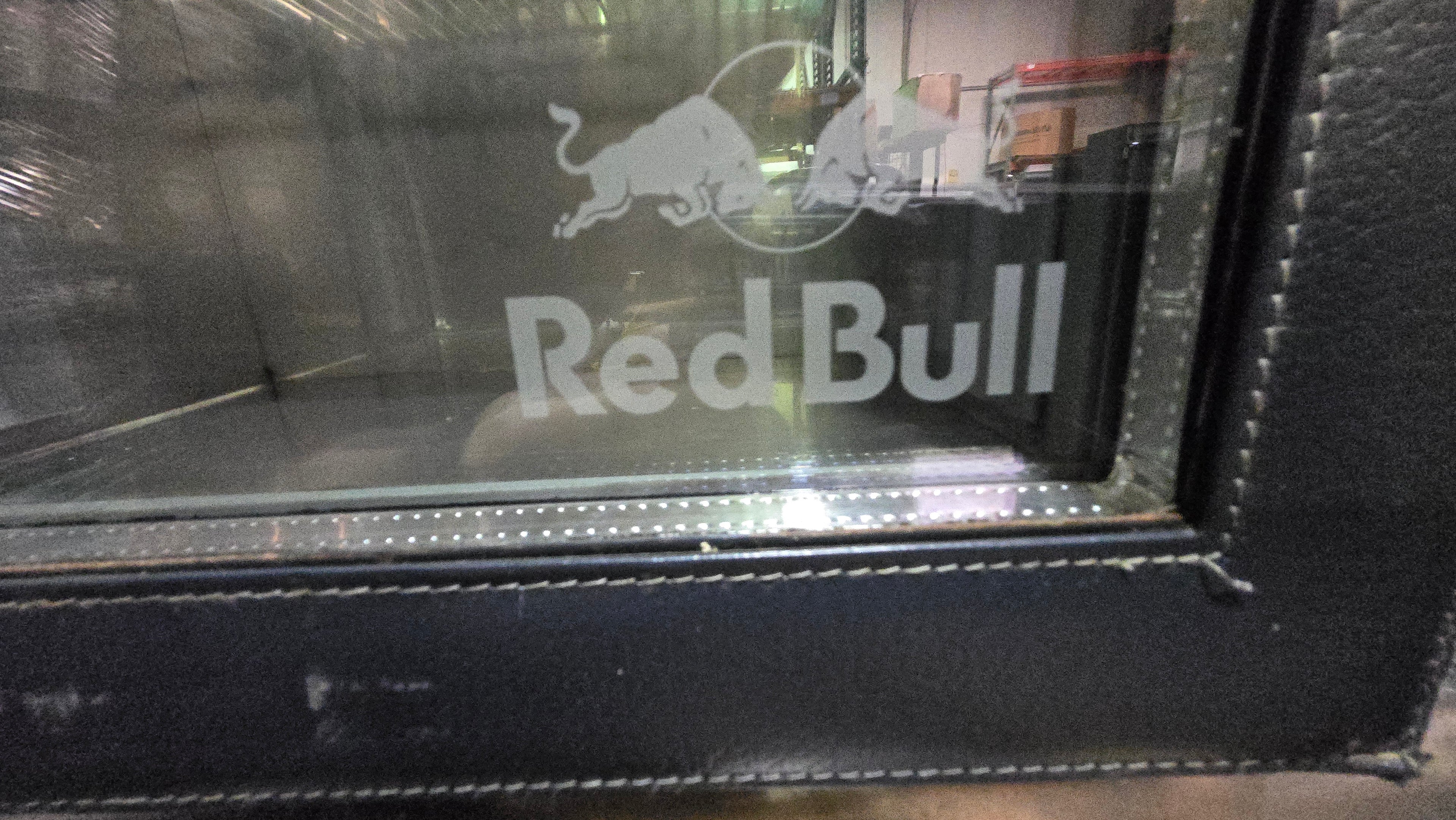 LIEBHERR 1509-100-000US Cooler, Upright Bottle Red Bull Branded 0.7 Cu Ft 115V