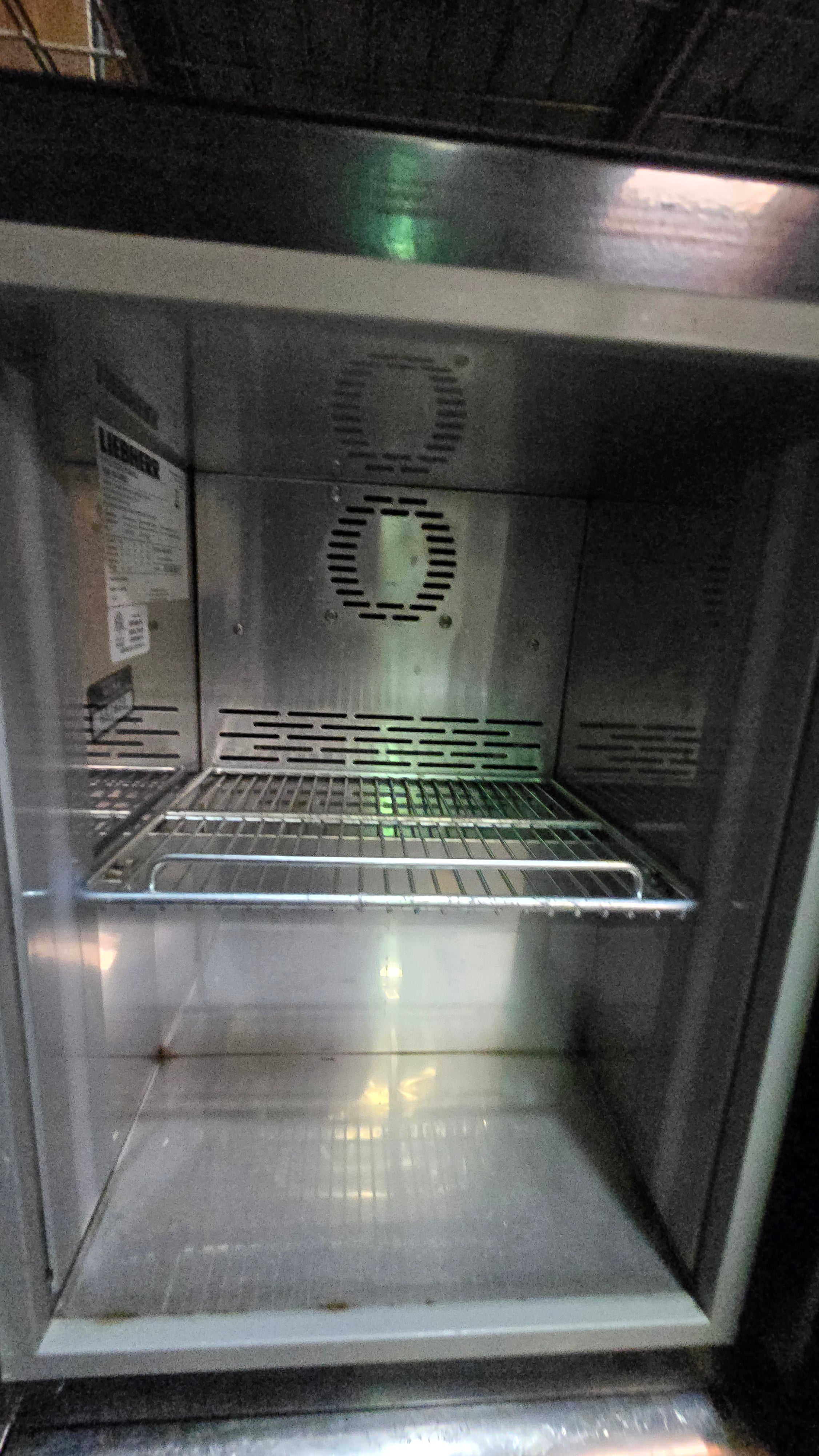 LIEBHERR 1509-100-000US Cooler, Upright Bottle Red Bull Branded 0.7 Cu Ft 115V