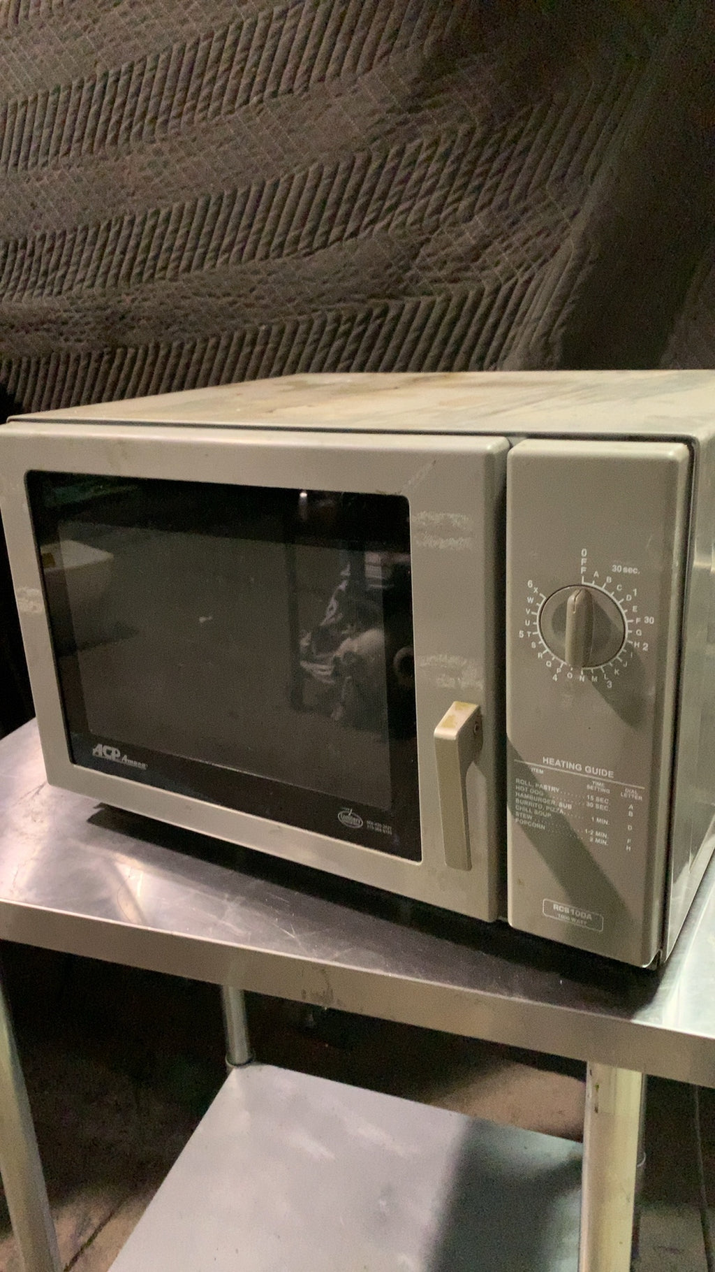 ACP Amana RCS10DA Microwave Oven, Commercial 1000 Watt 120V