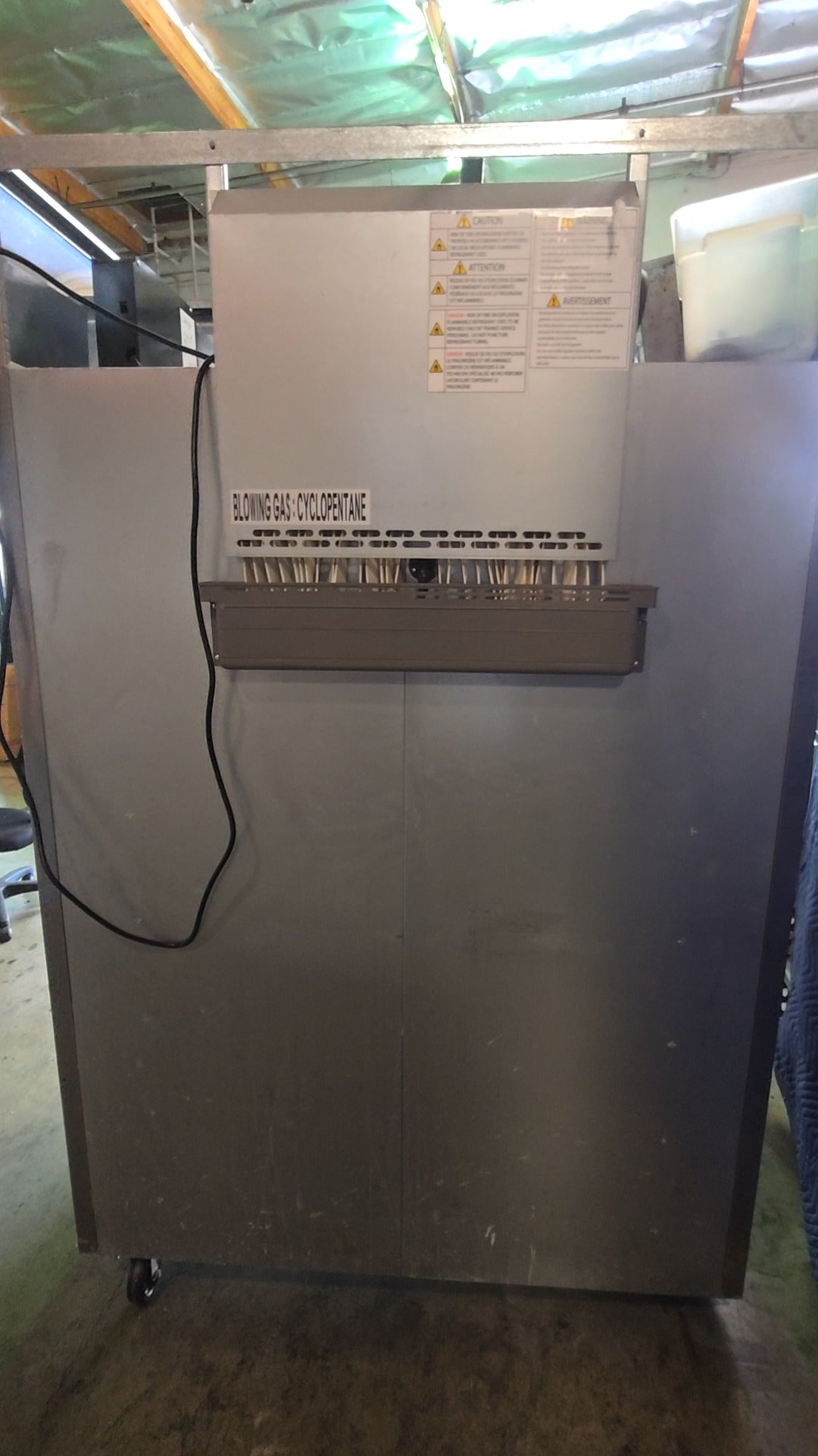 Turbo Air M3F47-2-N Reach-In Refrigerator, Two-Door Upright Stainless Steel 115V