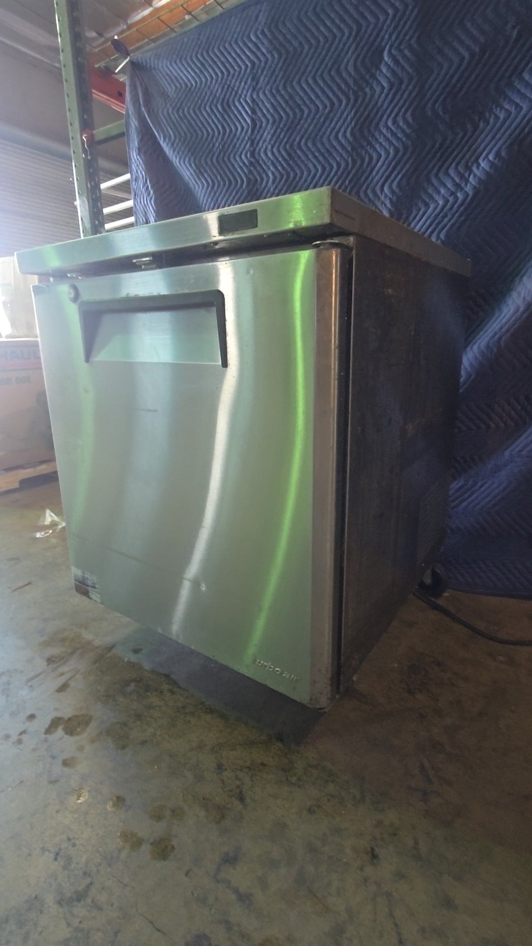 Turbo Air MUF-28A Freezer, Undercounter Single Door Stainless Steel 115V R-290 Refrigerant