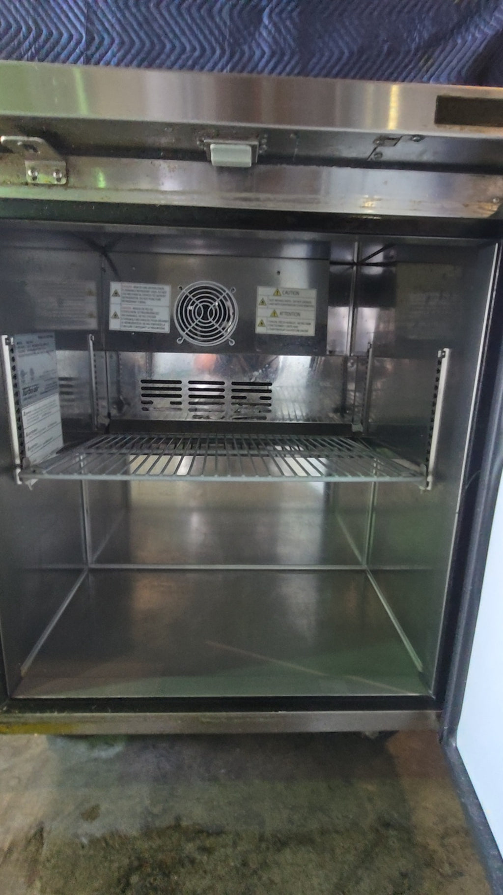 Turbo Air MUF-28A Freezer, Undercounter Single Door Stainless Steel 115V R-290 Refrigerant