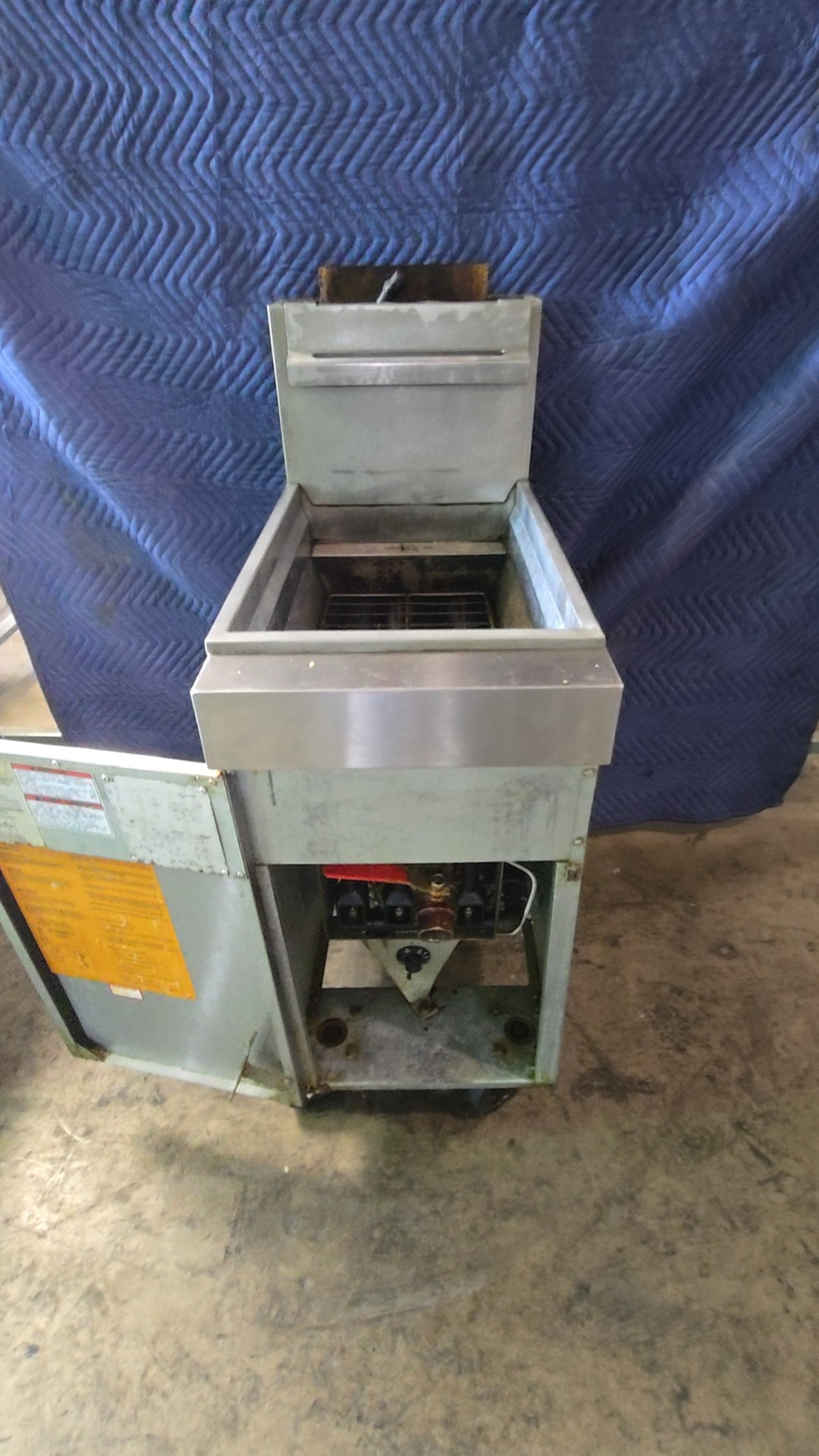 VULCAN 3GR45 Deep Fryer, Commercial Gas, Floor Model On Casters