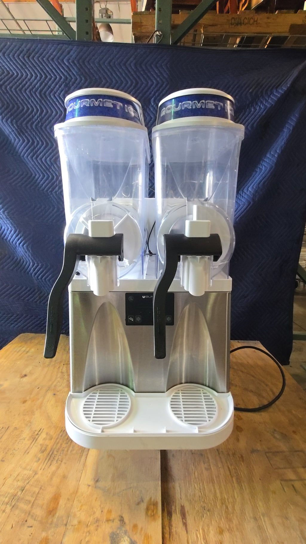 BUNN ULTRA NX, BA 120V WHT/SST Frozen Beverage Dispenser, Double Bowl Countertop Electric