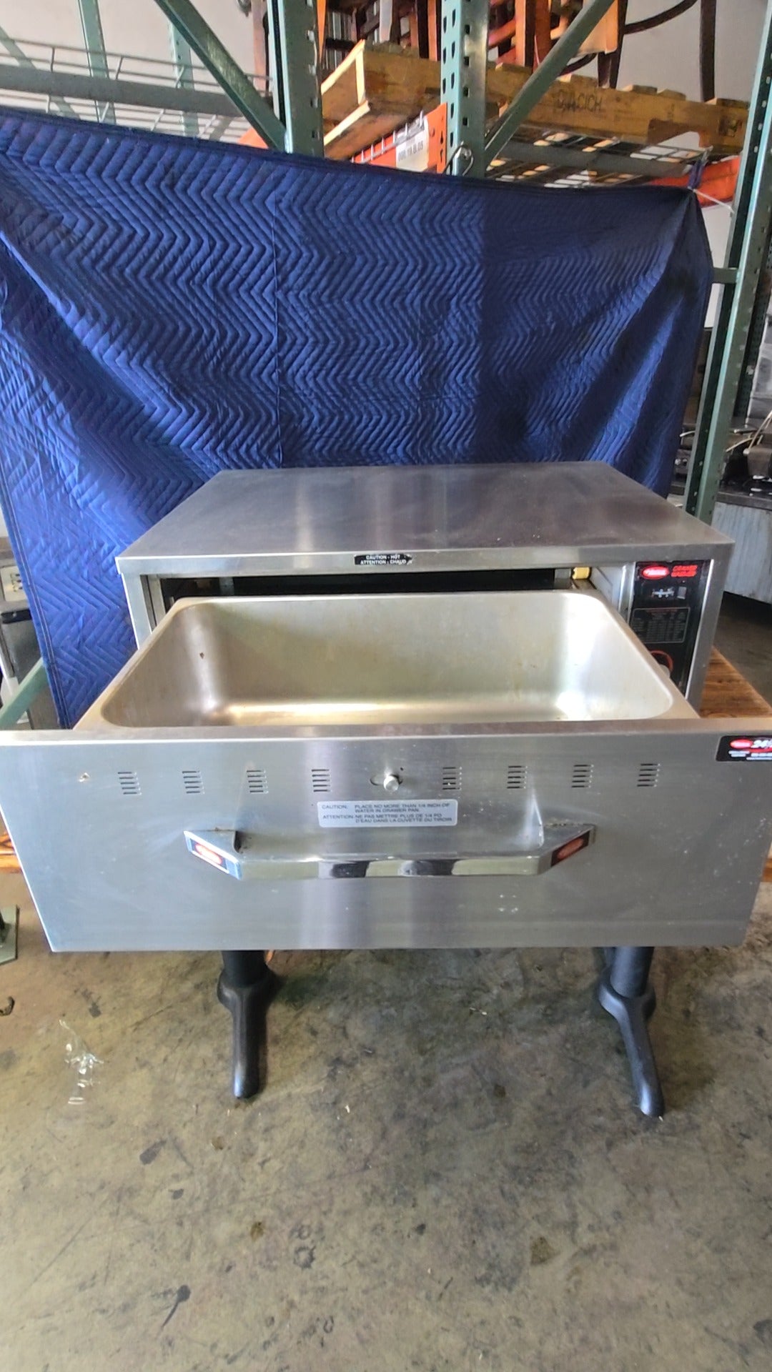 HATCO HDW-1 Drawer Warmer, Single Drawer Stainless Steel 120V Electric