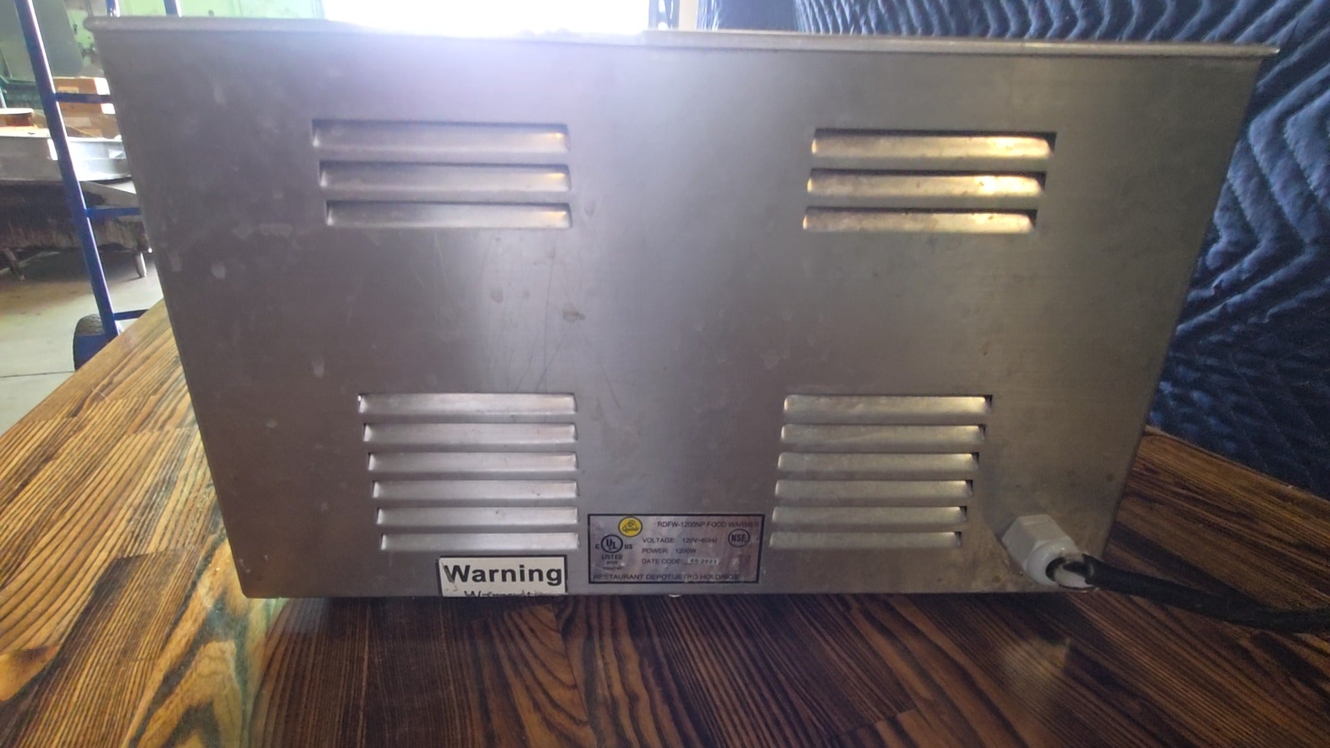 Restaurant Depot Food Warmer, Countertop 120V 1200W Stainless Steel