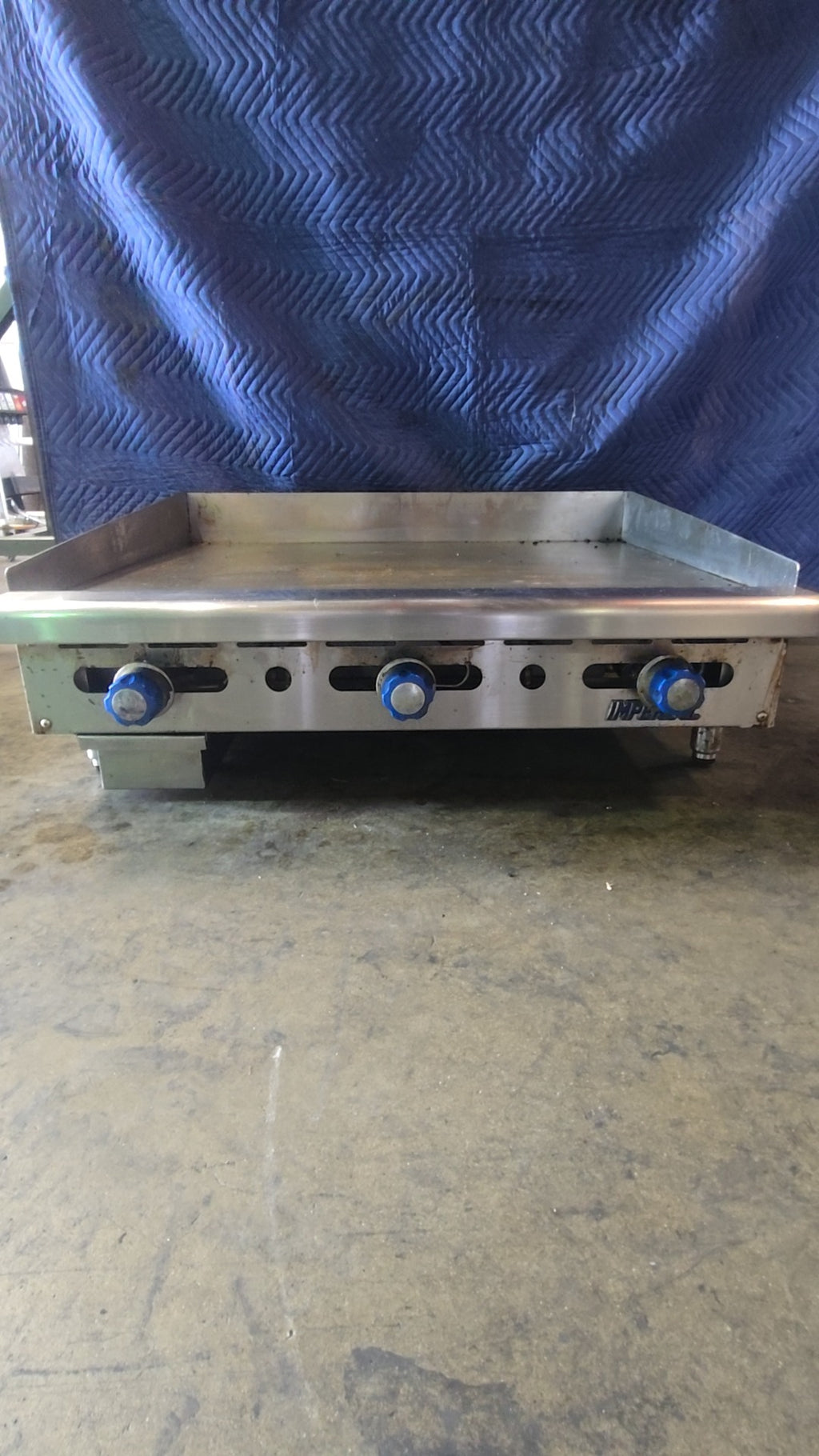 IMPERIAL IRG-36 Griddle, Countertop Gas 3 Burners Stainless Steel