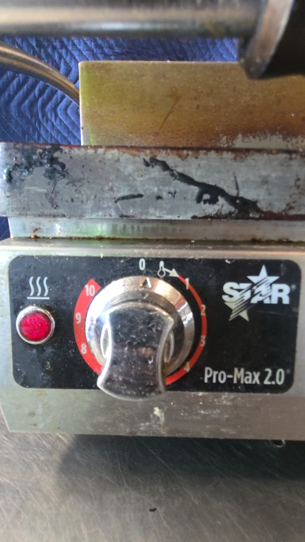 STAR MFG. INTERNATIONAL INC. PS1PL Panini Press, Countertop Single Control Knob, Smooth Plates
