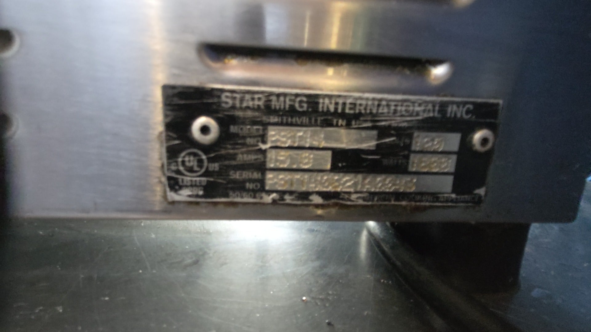 STAR MFG. INTERNATIONAL INC. GST14 Panini Press, Commercial Pro-Max 2.0 Series 120V 1800W Flat Plate