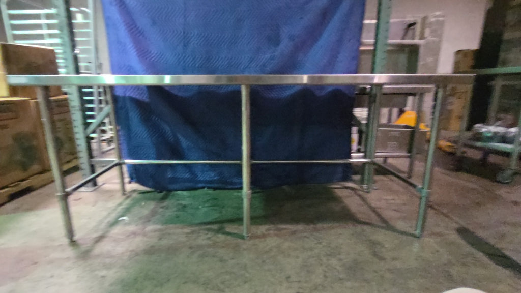 CST-6030 Work Table, Stainless Steel With Undershelf Adjustable Feet