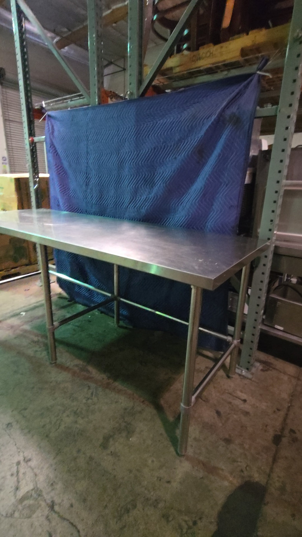 CST-6030 Work Table, Stainless Steel With Undershelf Adjustable Feet