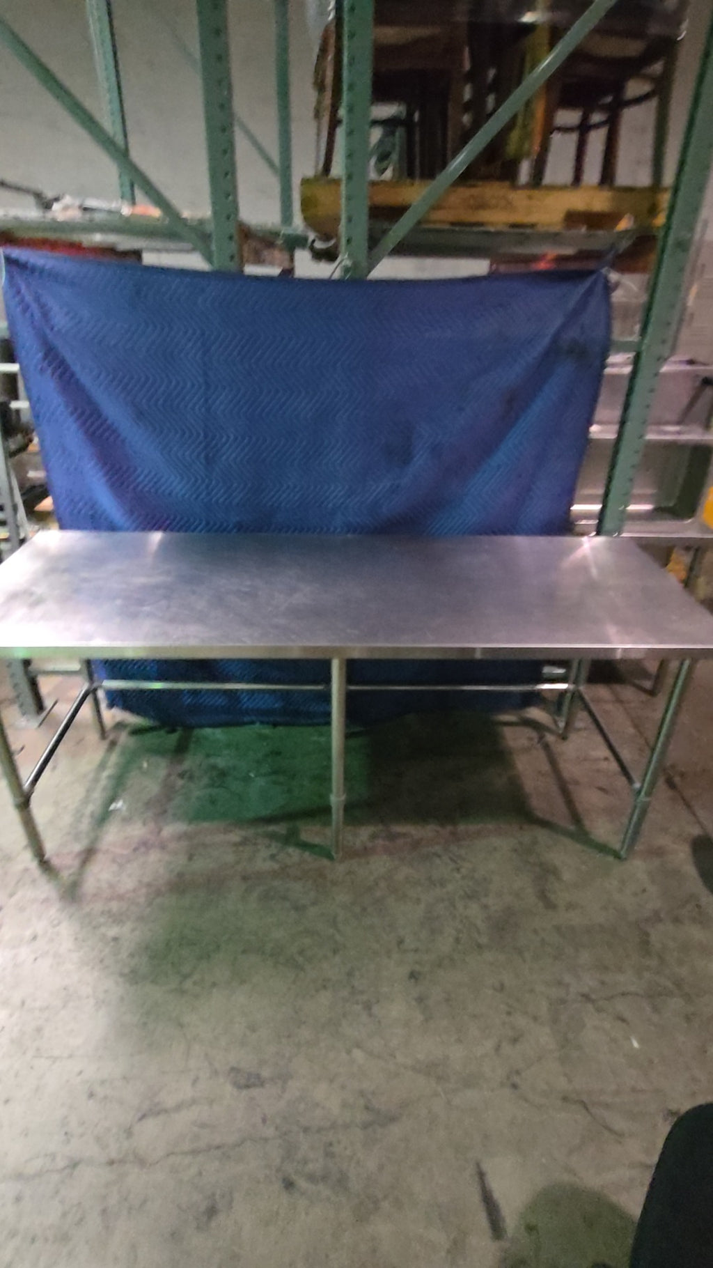 CST-6030 Work Table, Stainless Steel With Undershelf Adjustable Feet