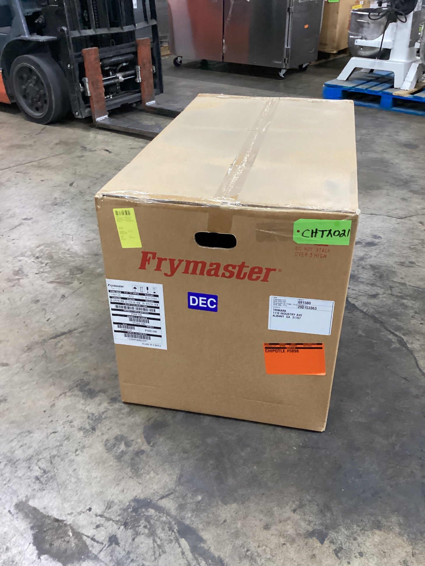 Frymaster PSDU100 100 Lb Shortening Disposal Unit