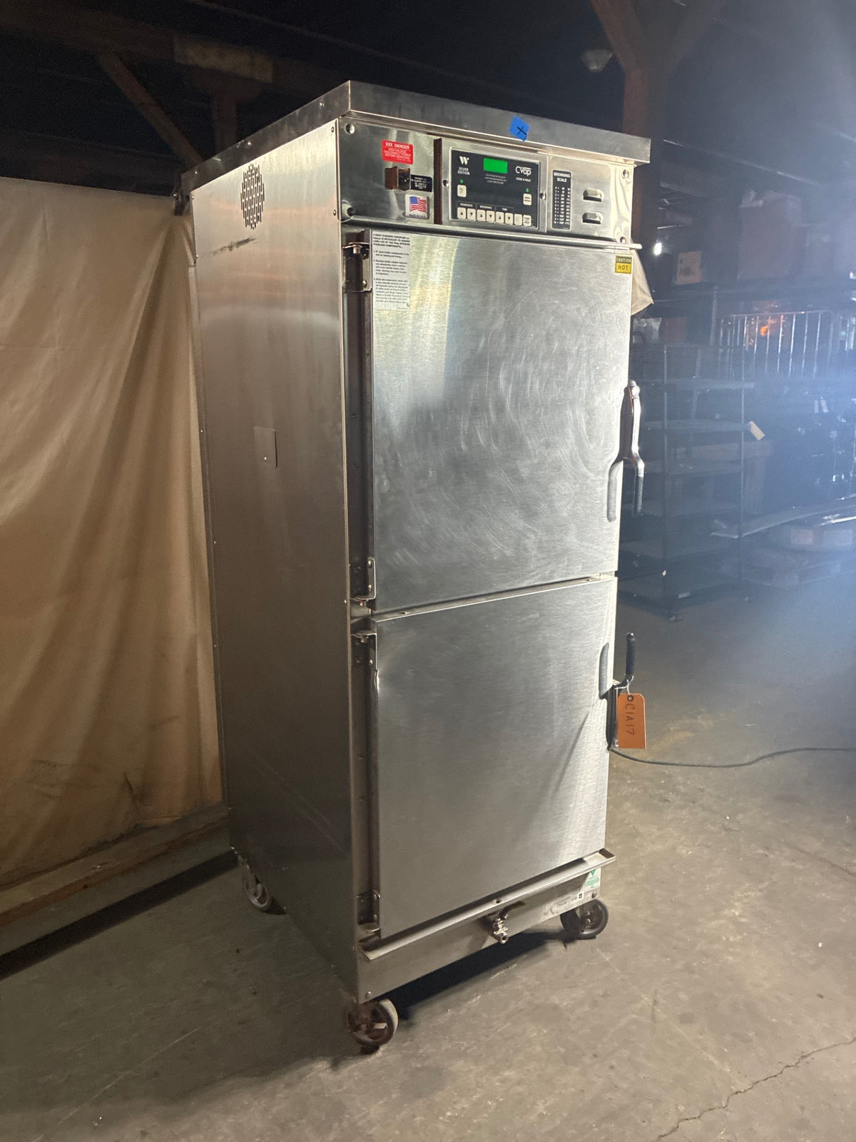 CVap W SILVER EDITION Oven And Holding Cabinet, 2 Solid 1/2 Swing Doors, Mobile