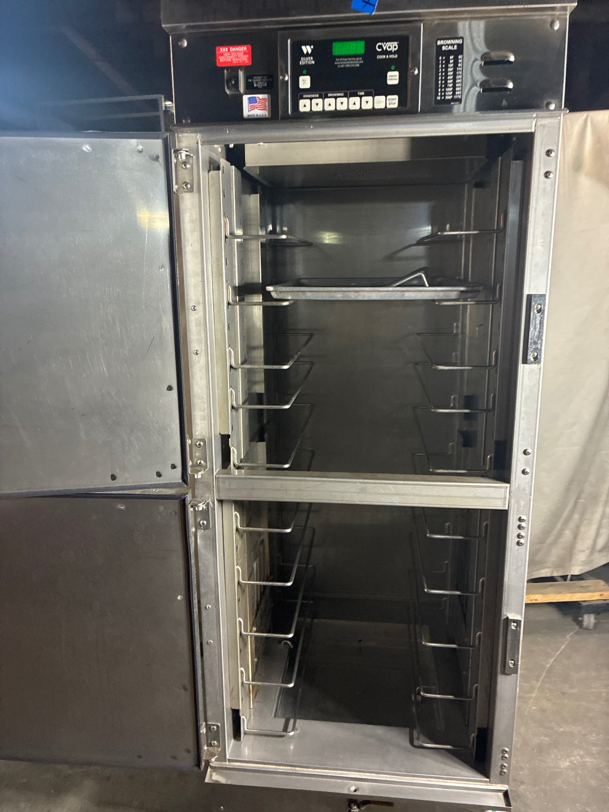CVap W SILVER EDITION Oven And Holding Cabinet, 2 Solid 1/2 Swing Doors, Mobile