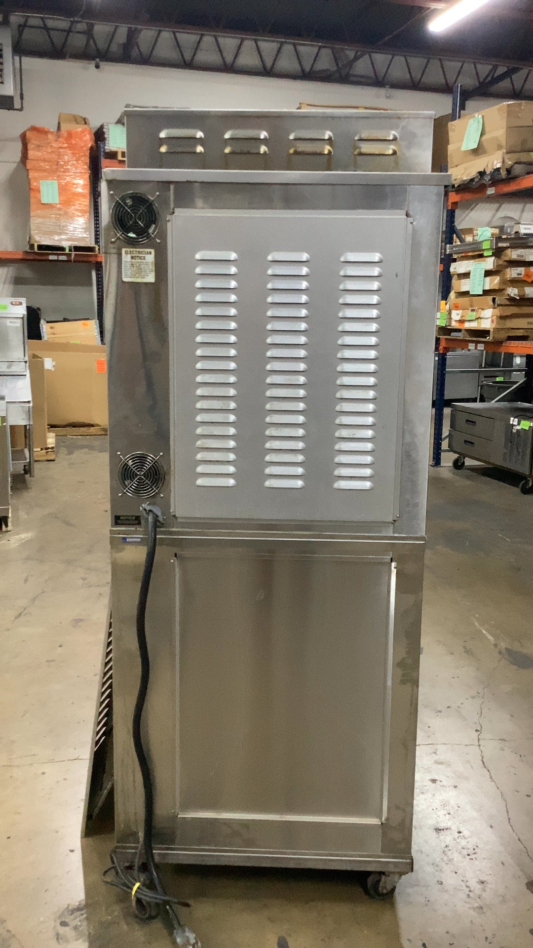 DeLUXE EQUIPMENT HSM-6 Double Deck Holding Cabinet