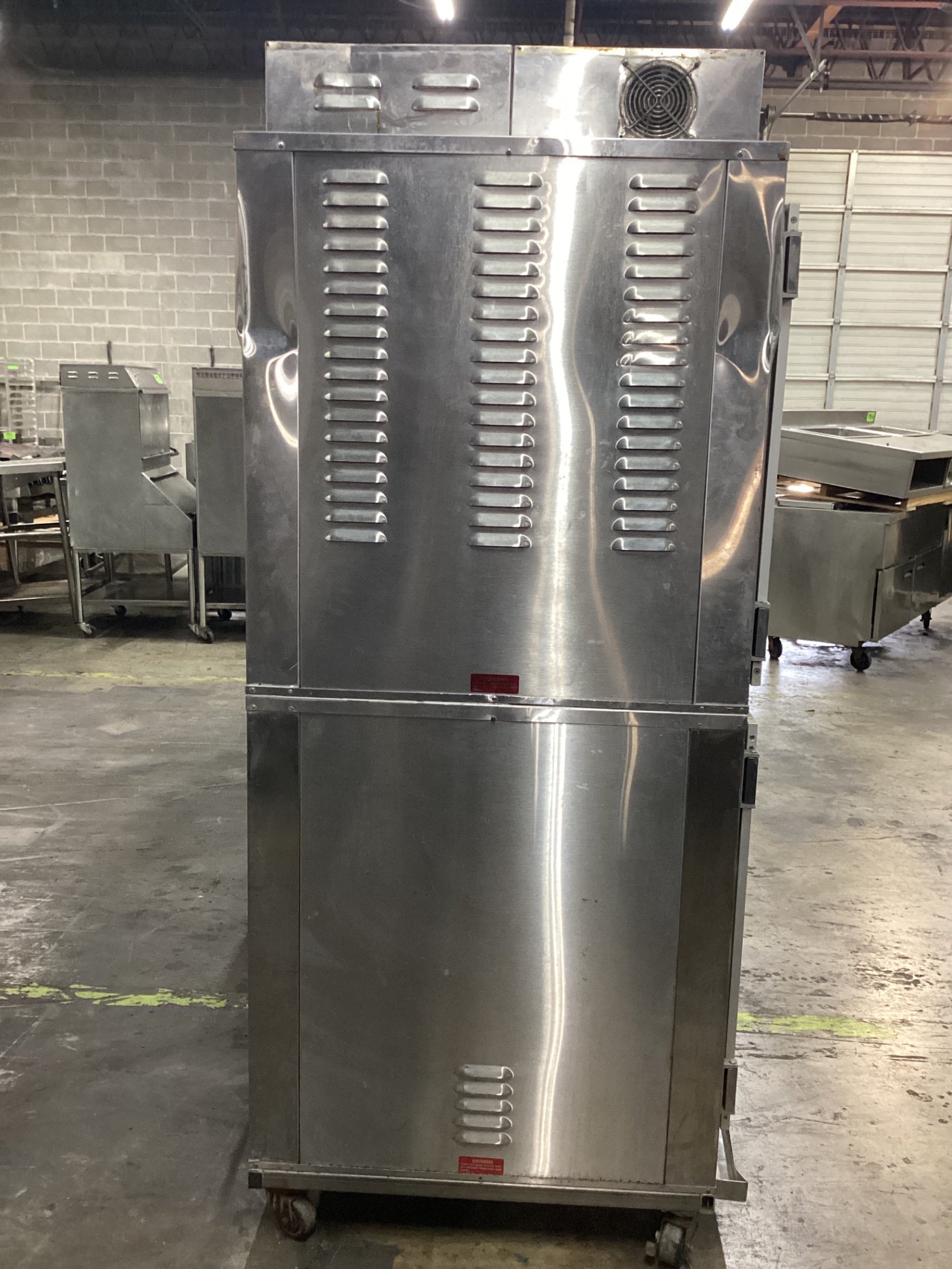 DeLUXE EQUIPMENT HSM-6 Double Deck Holding Cabinet