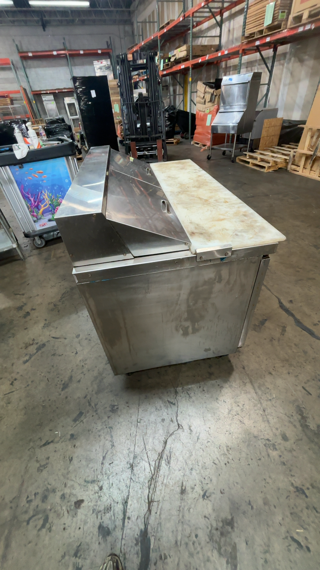 Dukers DSP60- REGULAR Refrigerated 2-Door Prep Table