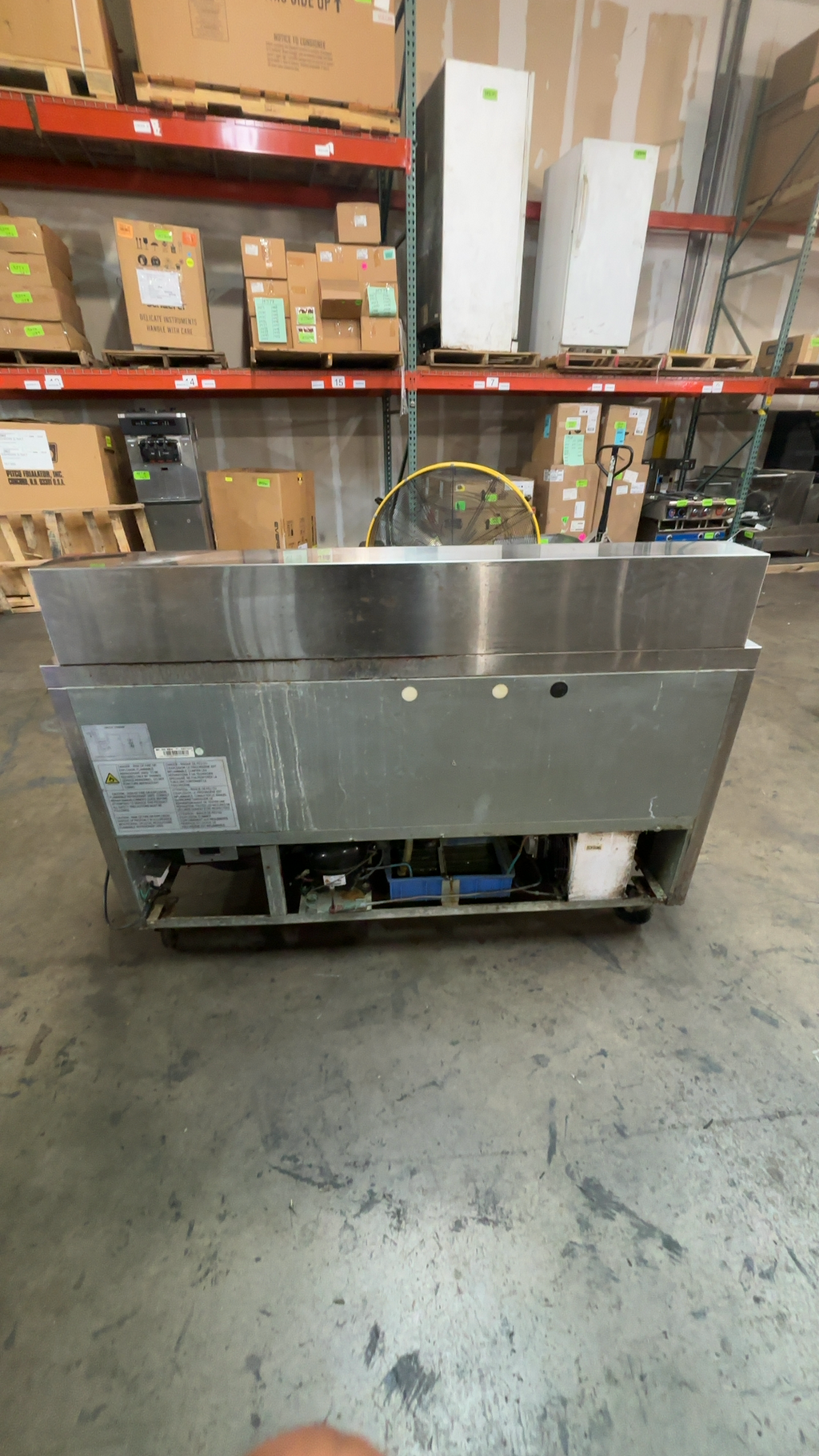 Dukers DSP60- REGULAR Refrigerated 2-Door Prep Table