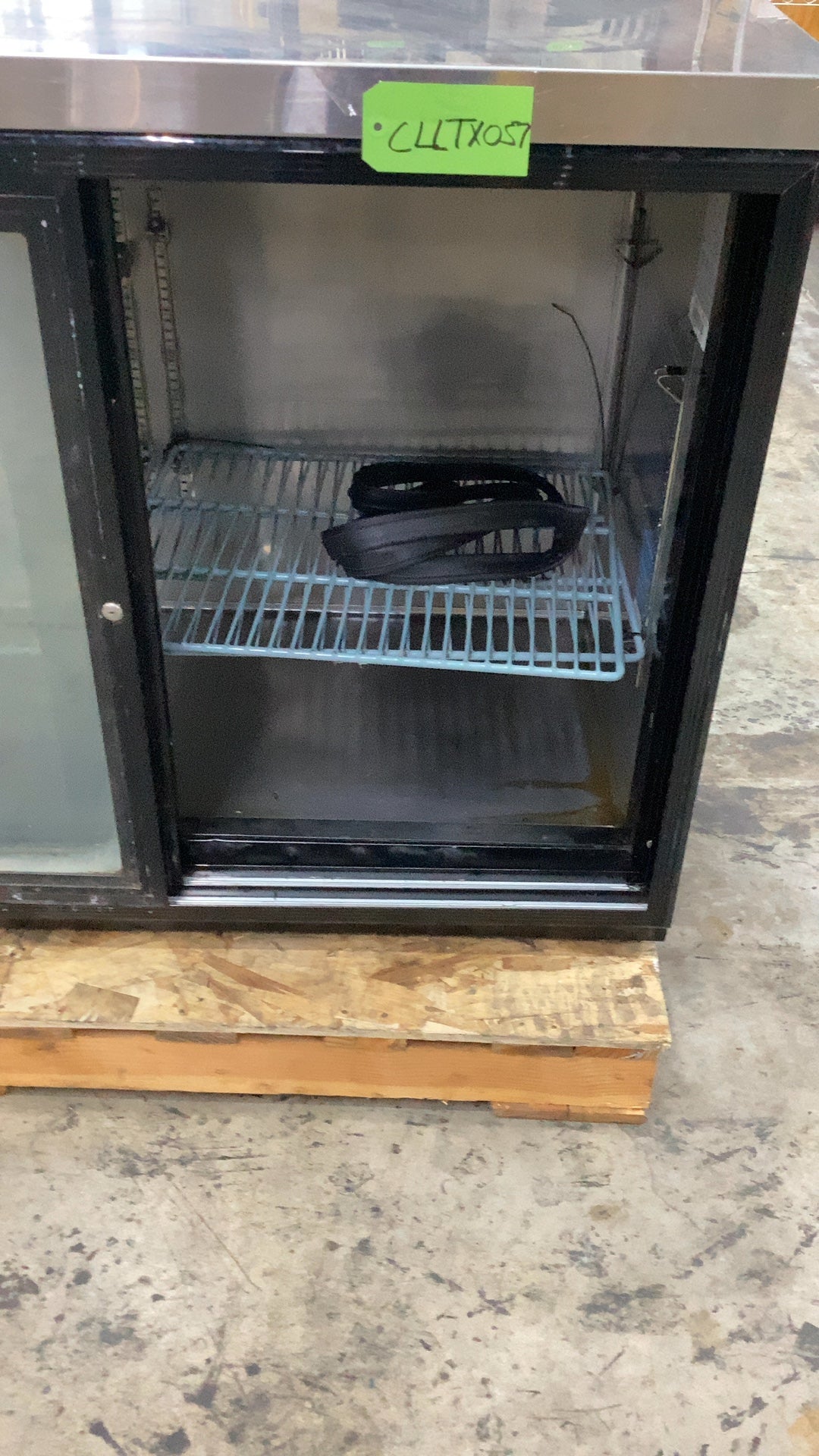 Dukers DBB60-S2 Back Bar Cooler, Under Counter 2 Glass Sliding Doors
