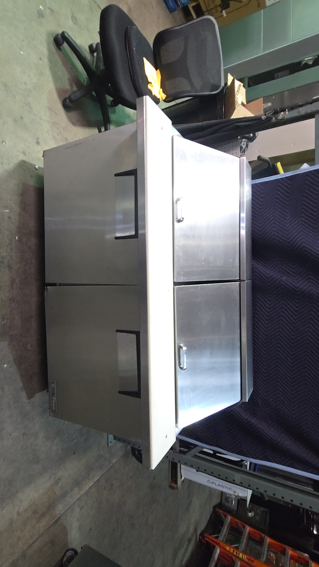 True TSSU-60-24M-B-ST-HC Refrigerator, Undercounter Prep Table 2 Doors 2 Drawers Stainless Steel